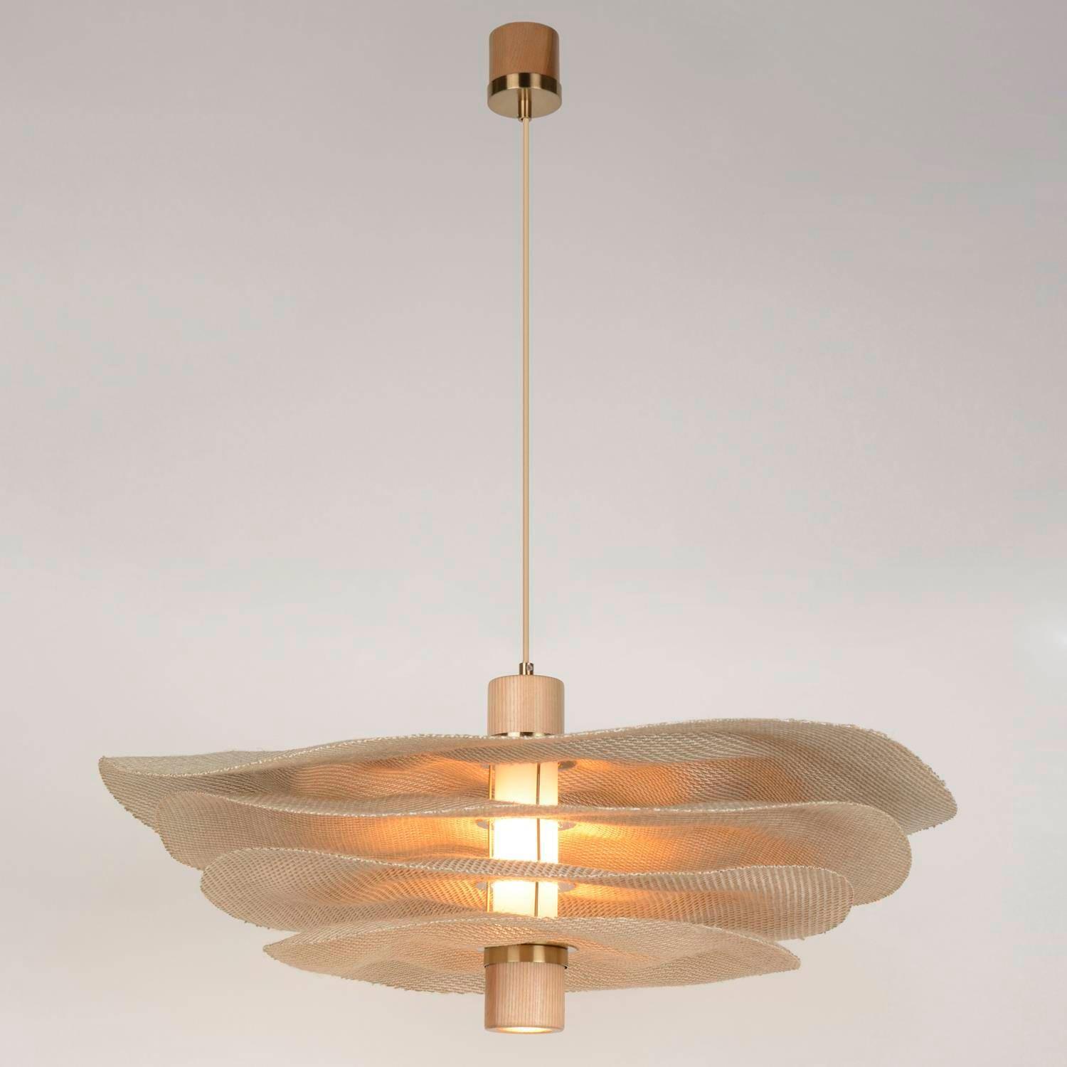 Lampa wisząca RIVAGE 2L beżowy len Market Set Eye on Design