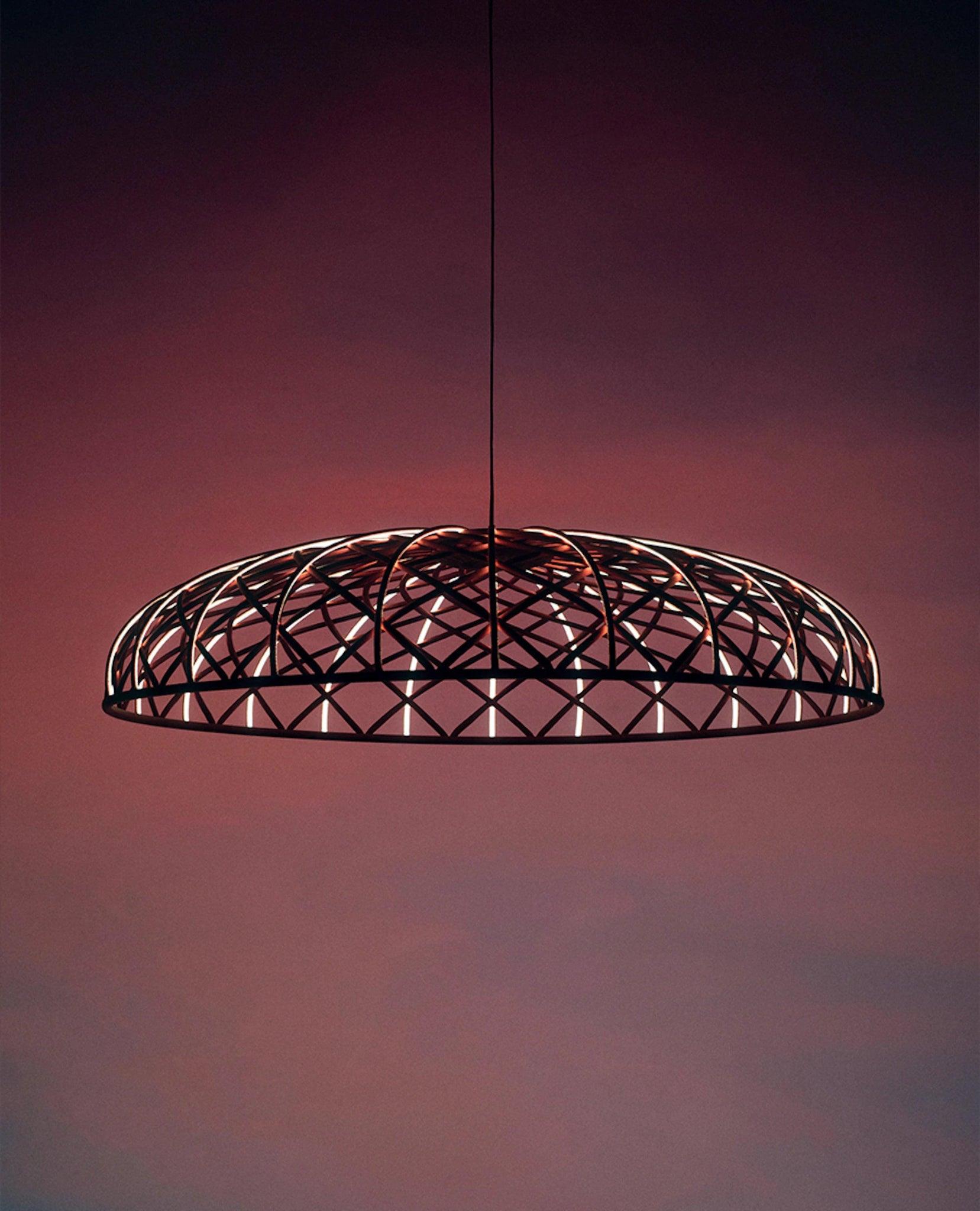 Lampa wisząca SKYNEST ceglasta czerwień Flos Eye on Design