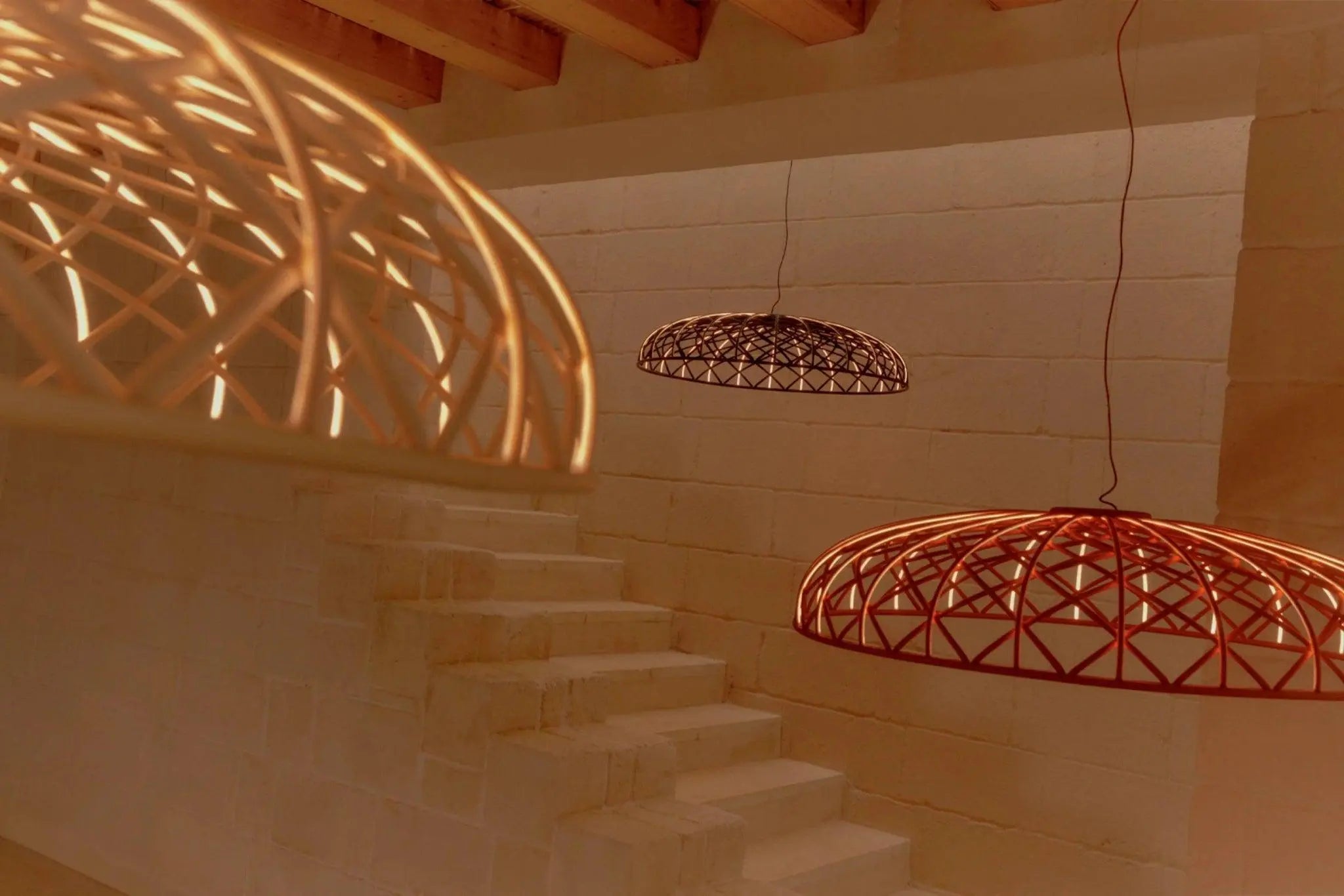Lampa wisząca SKYNEST migdałowy – Flos
