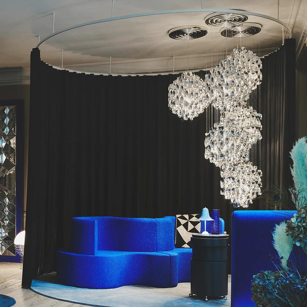 Lampa wisząca SPIRAL SP2 srebrny Verpan Eye on Design