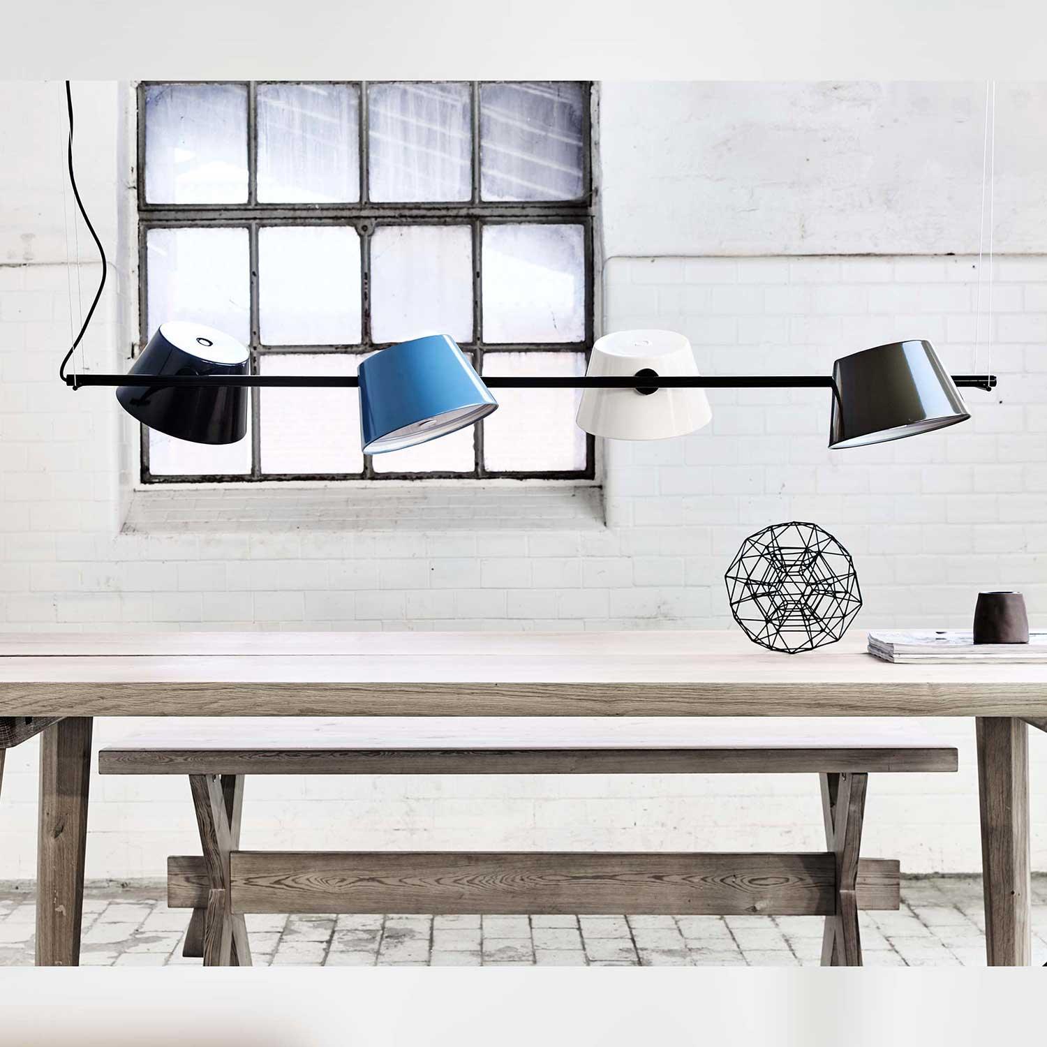 Lampa wisząca TAM TAM piaskowo-szara Marset Eye on Design