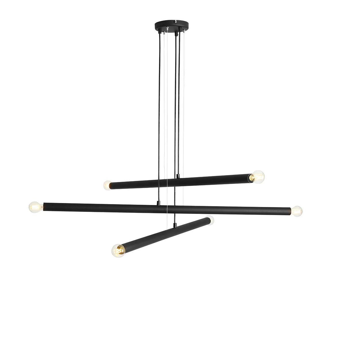 Lampa wisząca TUBO czarny Artera 6 Eye on Design