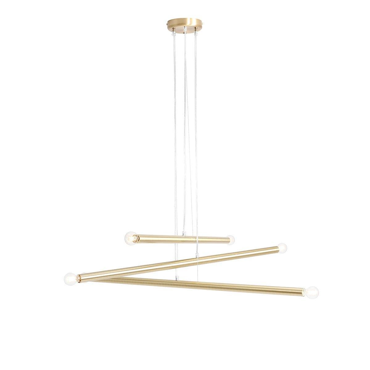 Lampa wisząca TUBO mosiężny Artera 6 Eye on Design
