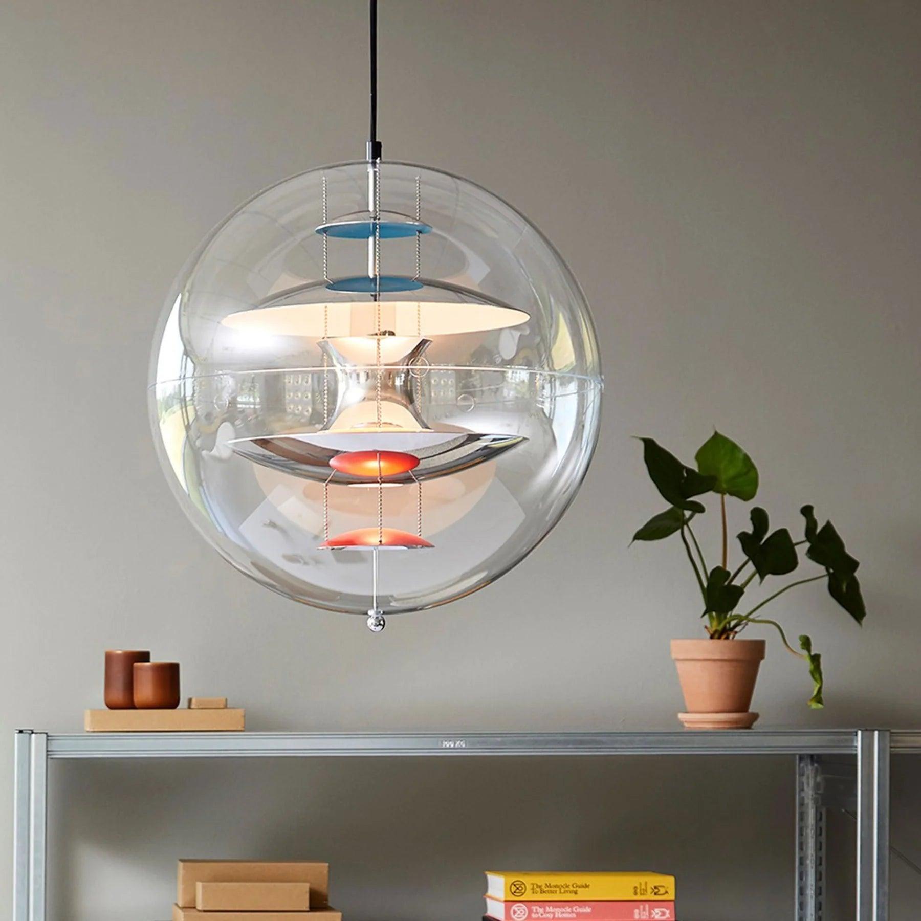 Lampa wisząca VP GLOBE srebrny Verpan Eye on Design