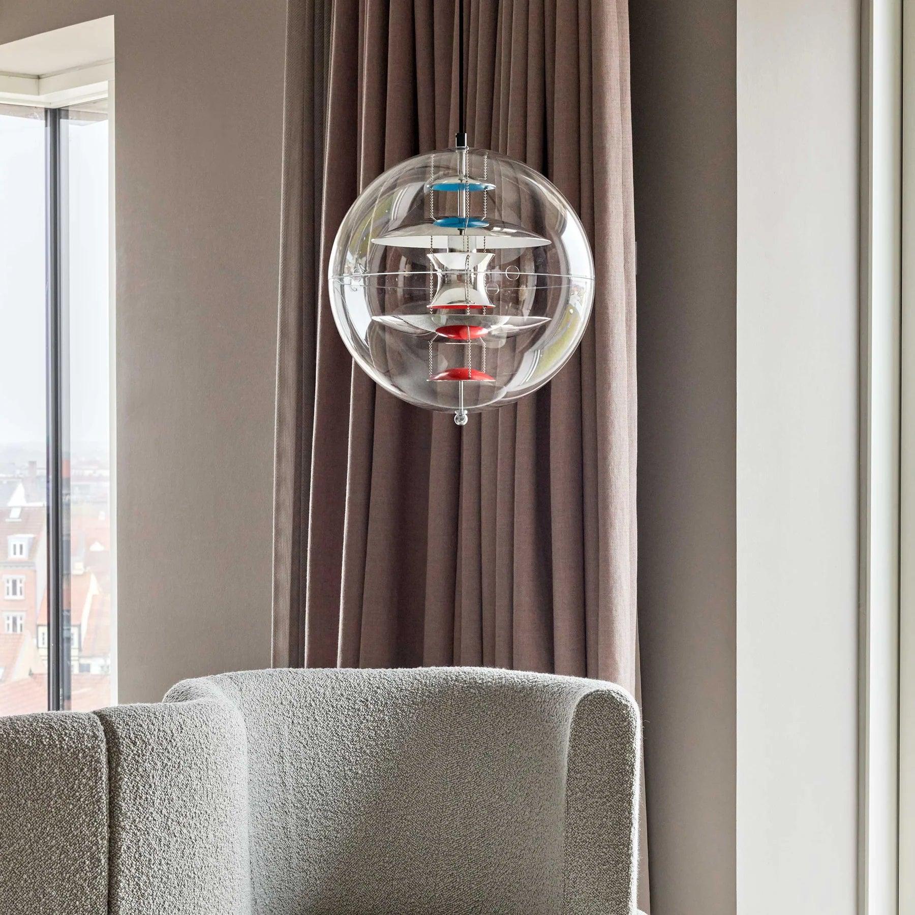 Lampa wisząca VP GLOBE srebrny Verpan Eye on Design
