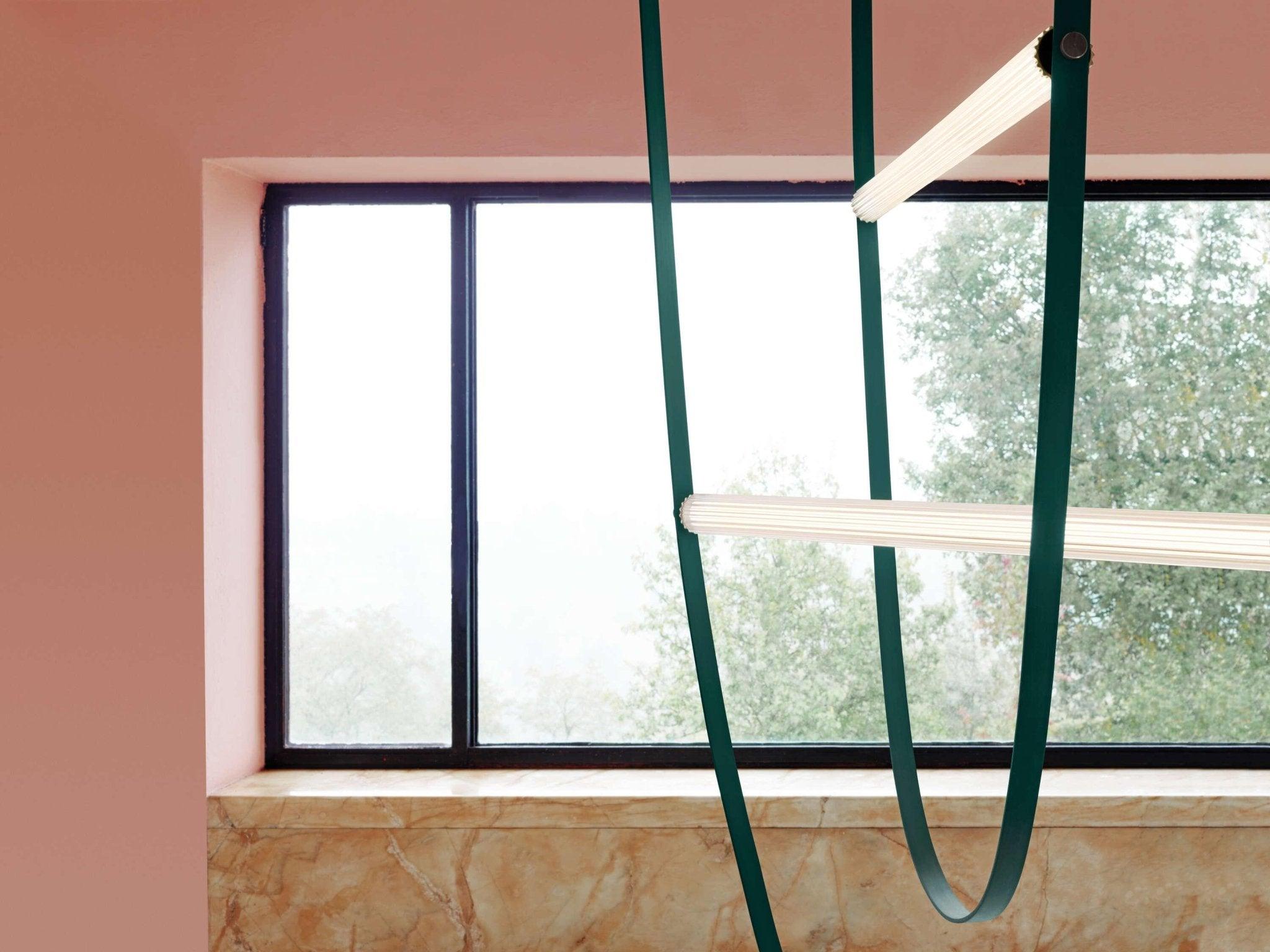 Lampa wisząca WIRELINE zielony Flos Eye on Design