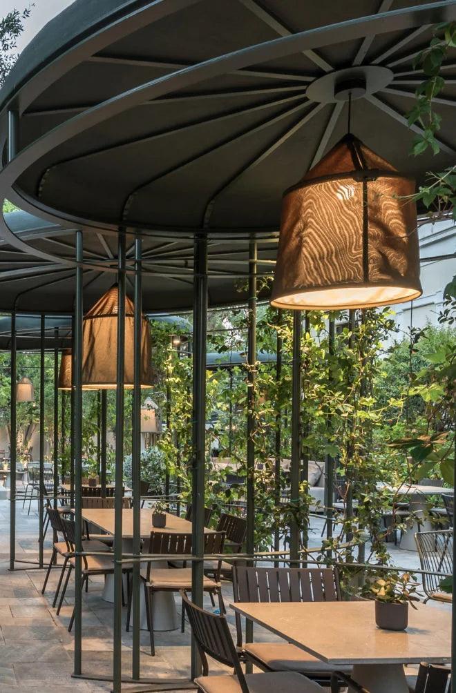 Lampa wisząca zewnętrzna JAIMA ciemnoniebieski Marset Eye on Design