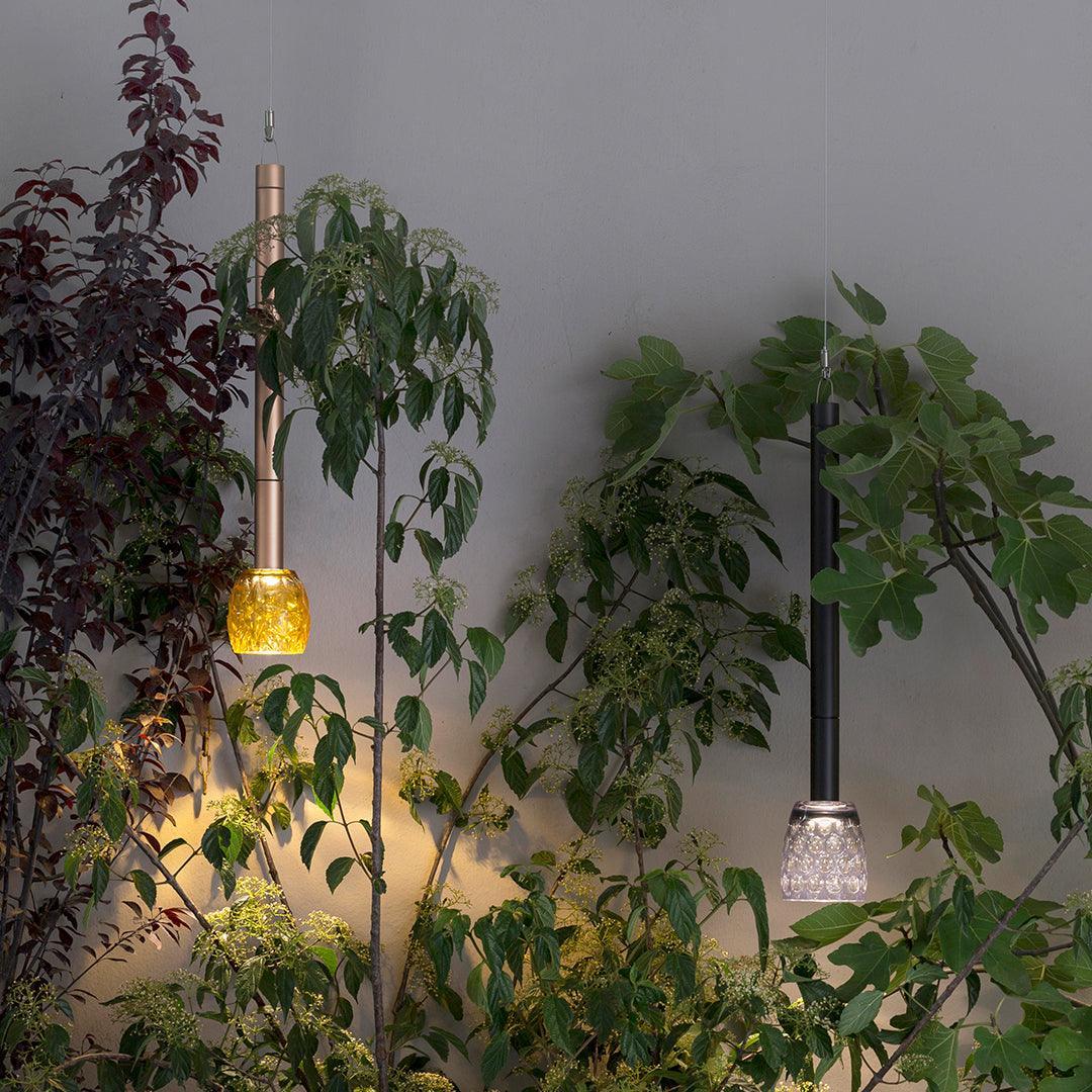 Lampa wisząca zewnętrzna TENEBRA BATTERY czarny Contardi Eye on Design