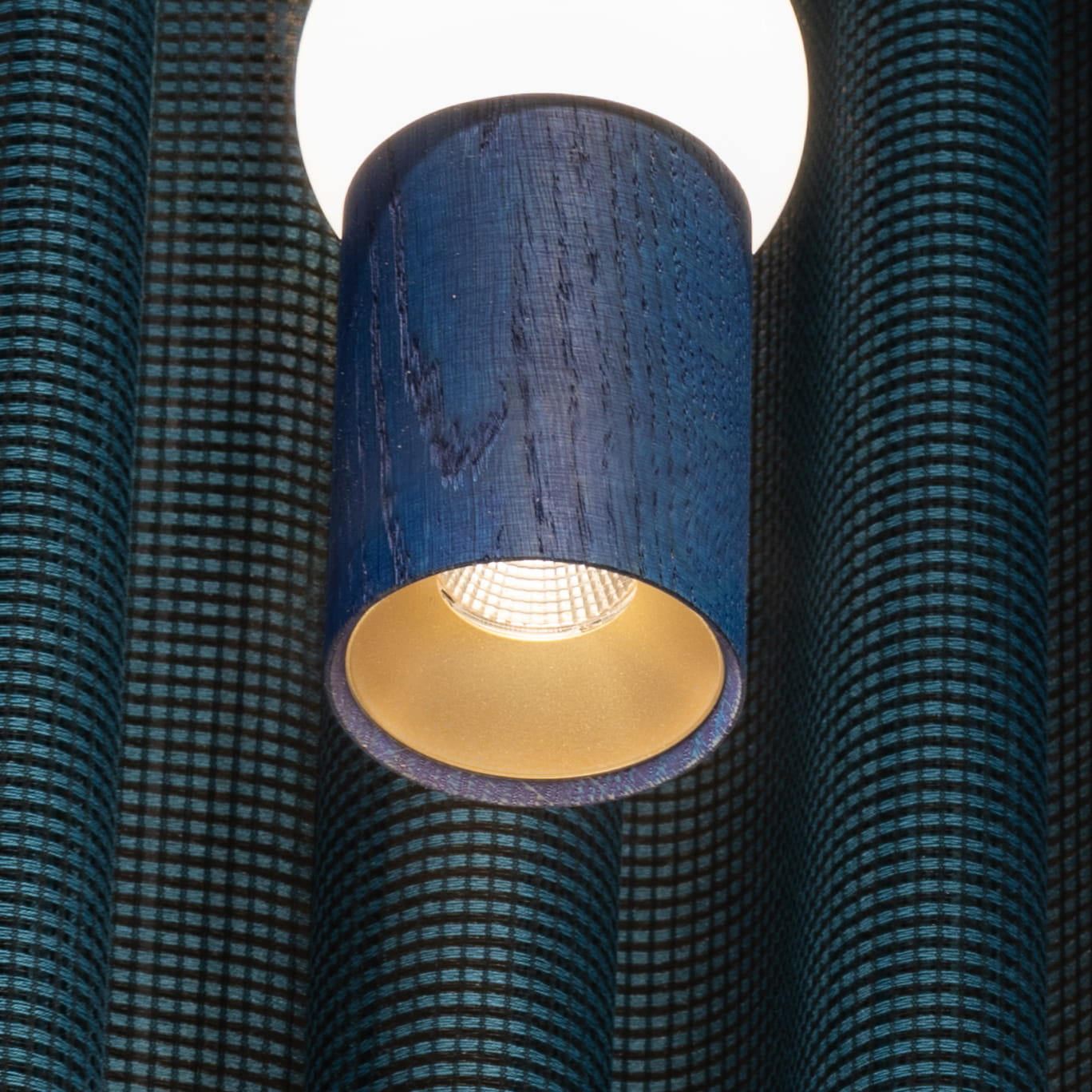 LIGHTBONE pendant lamp blue oak