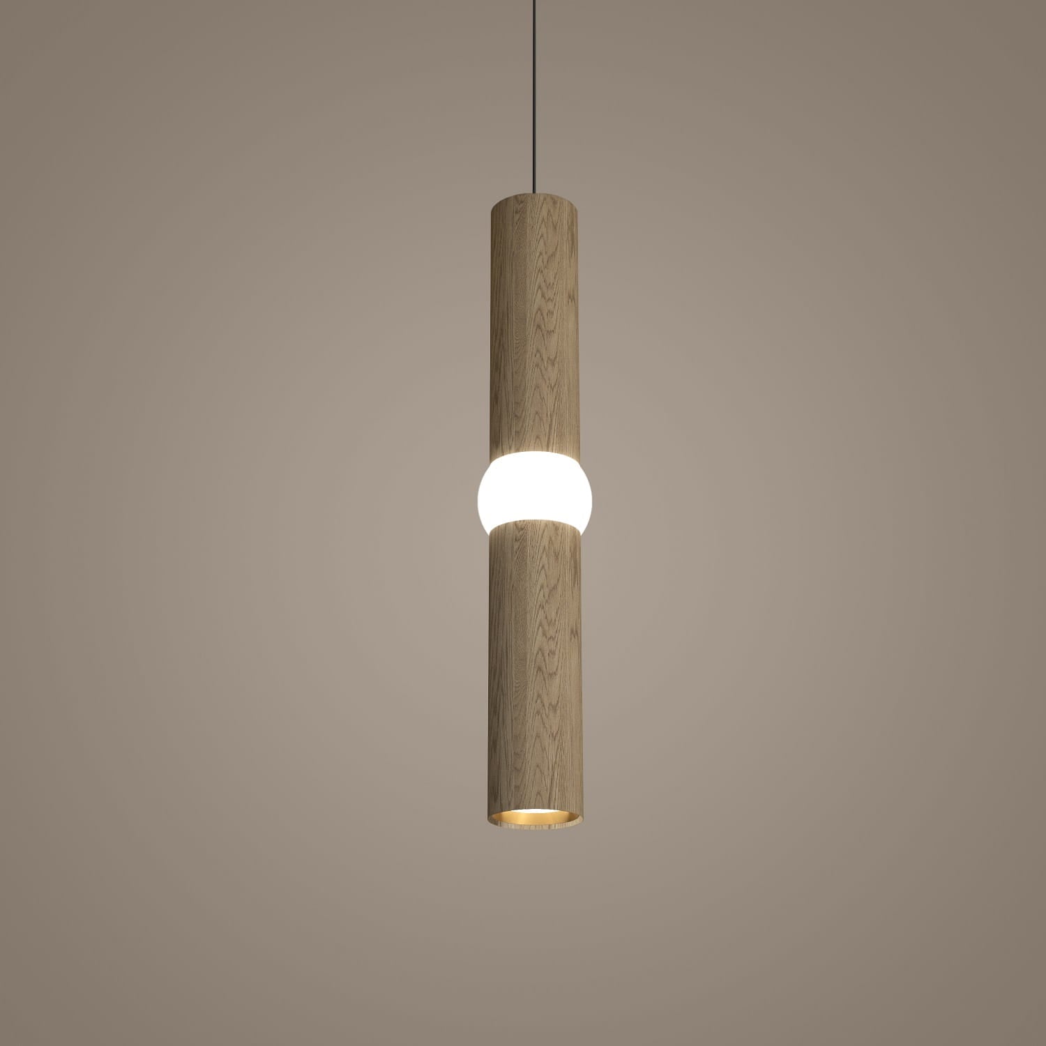 Závesná lampa LIGHTBONE dub