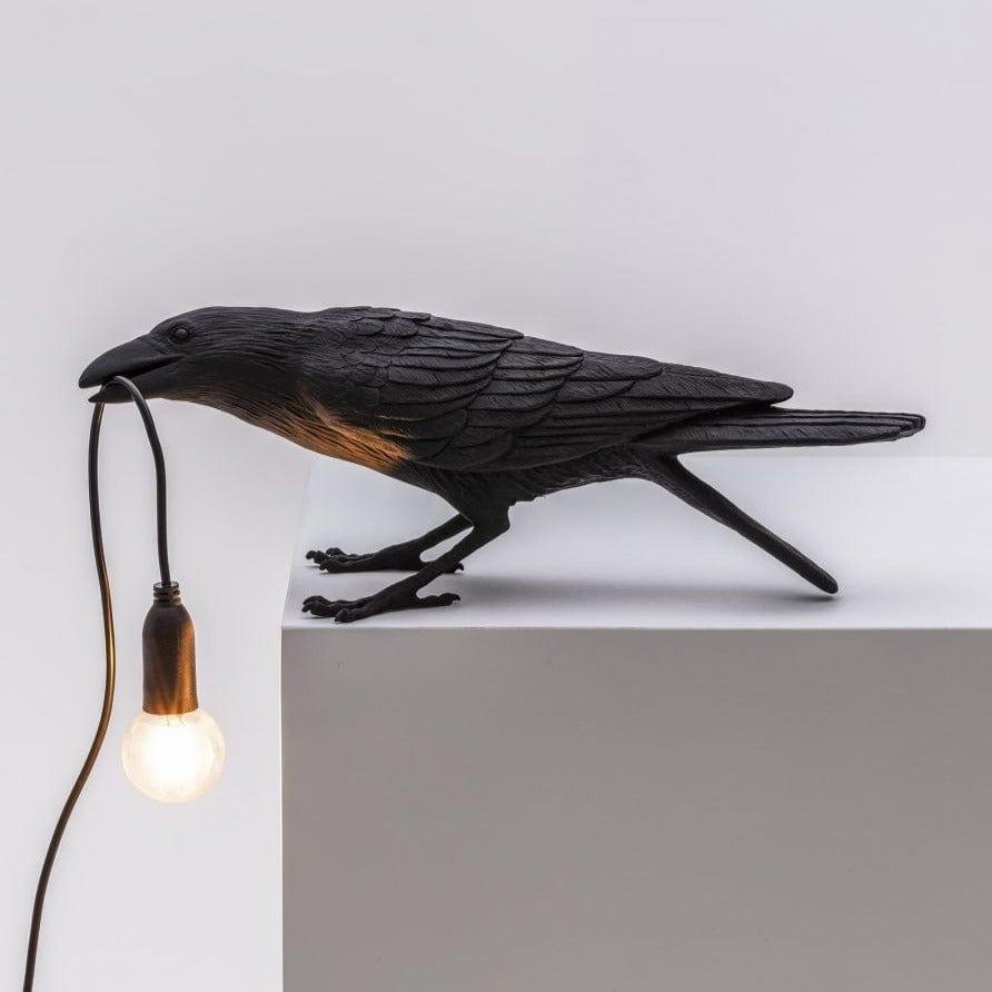 Lampa zewnętrzna BIRD PLAYING czarny Seletti Eye on Design