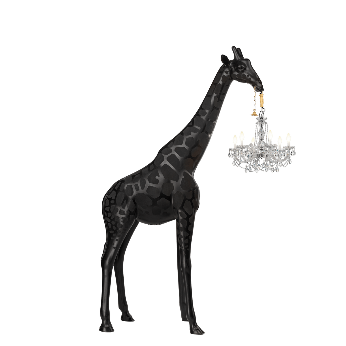Lampa zewnętrzna GIRAFFE IN LOVE M czarny Qeeboo Eye on Design
