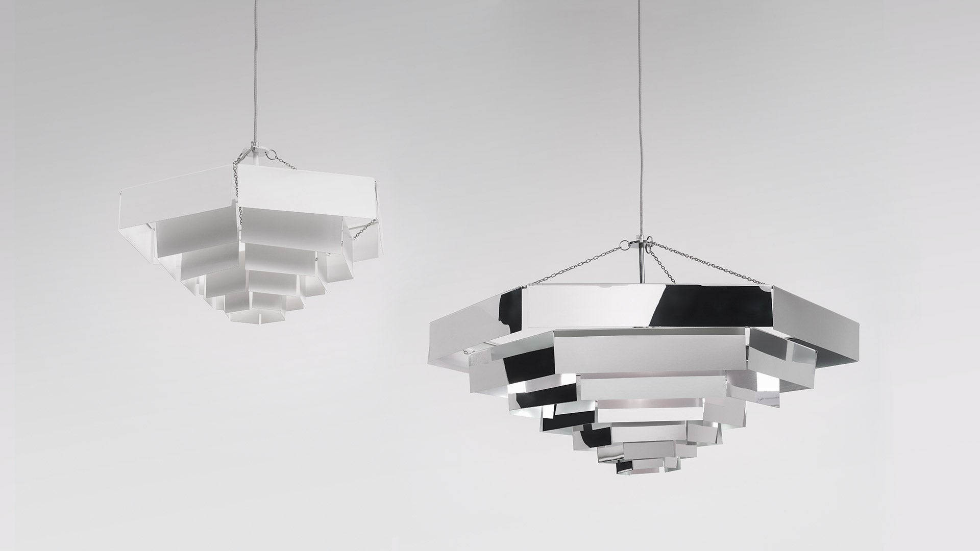 Závesná lampa ESAGONALE biela