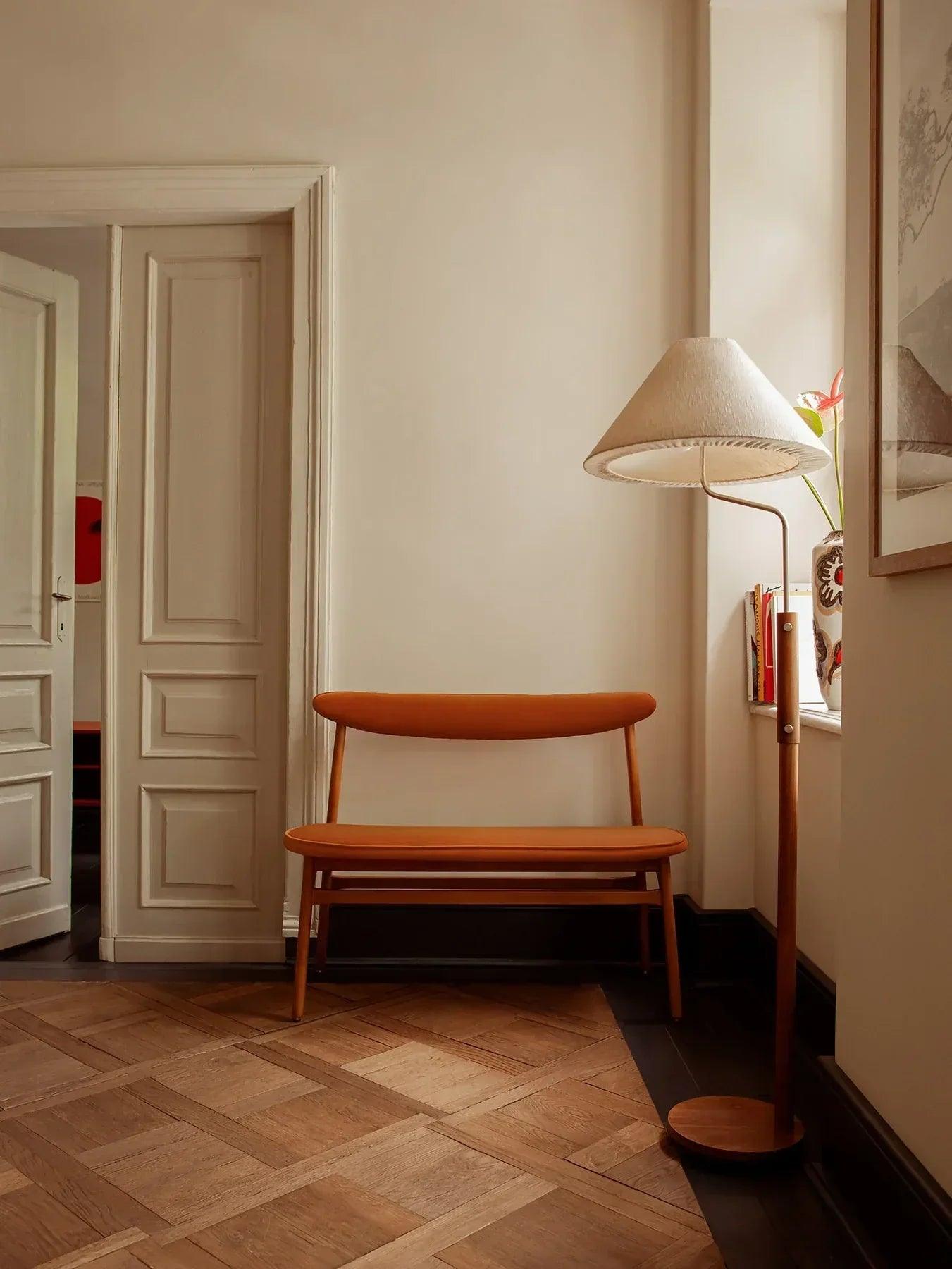 Ławka 200-190 niebieski w tkaninie Boucle Denim 366 concept Eye on Design