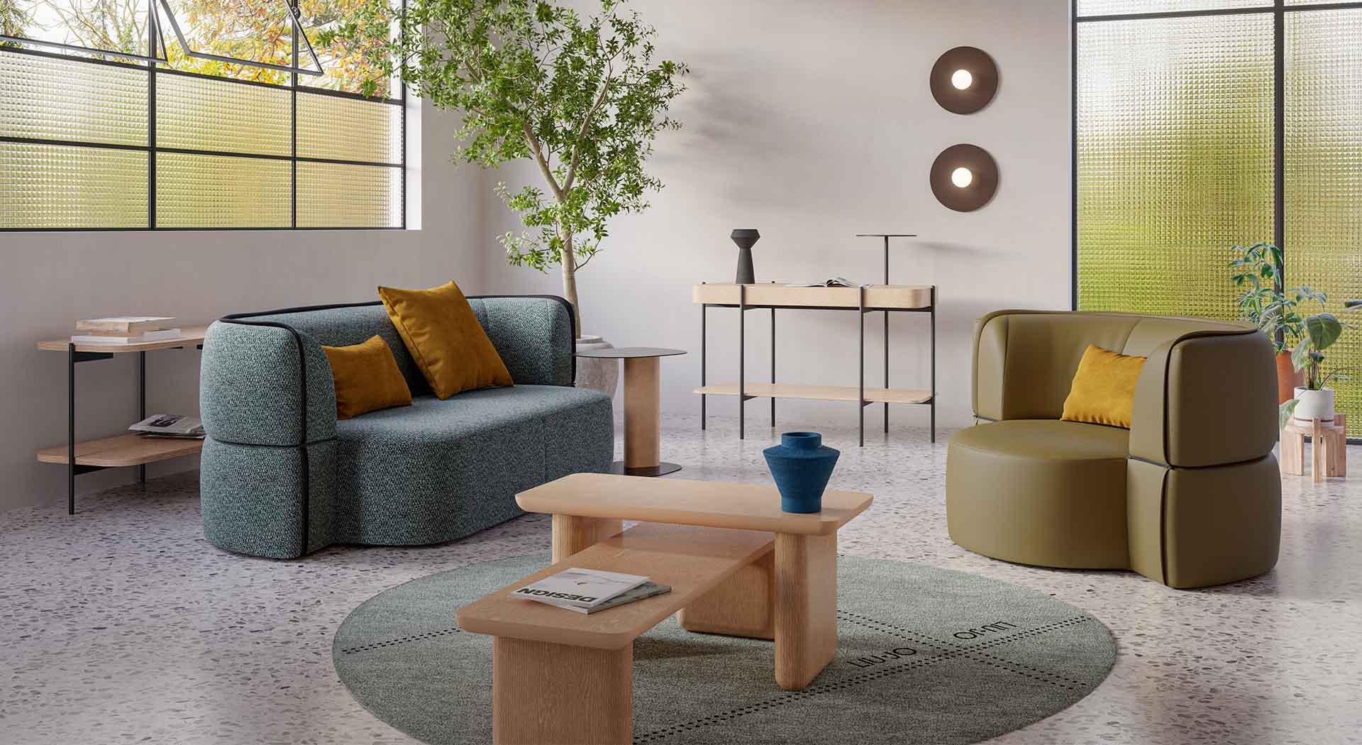 Ławka CAILLOU WOOD jasnobrązowy Liu Jo Living Eye on Design