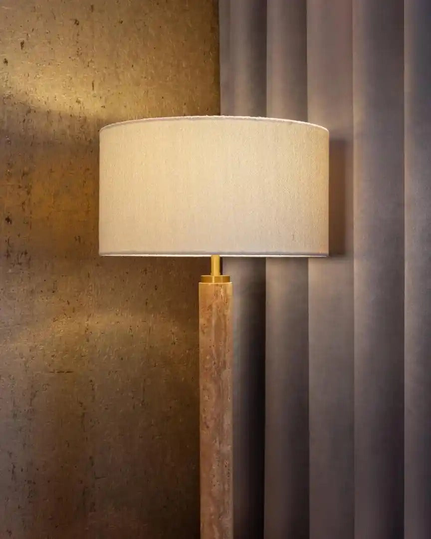 Stojaca lampa LOREN hnedá