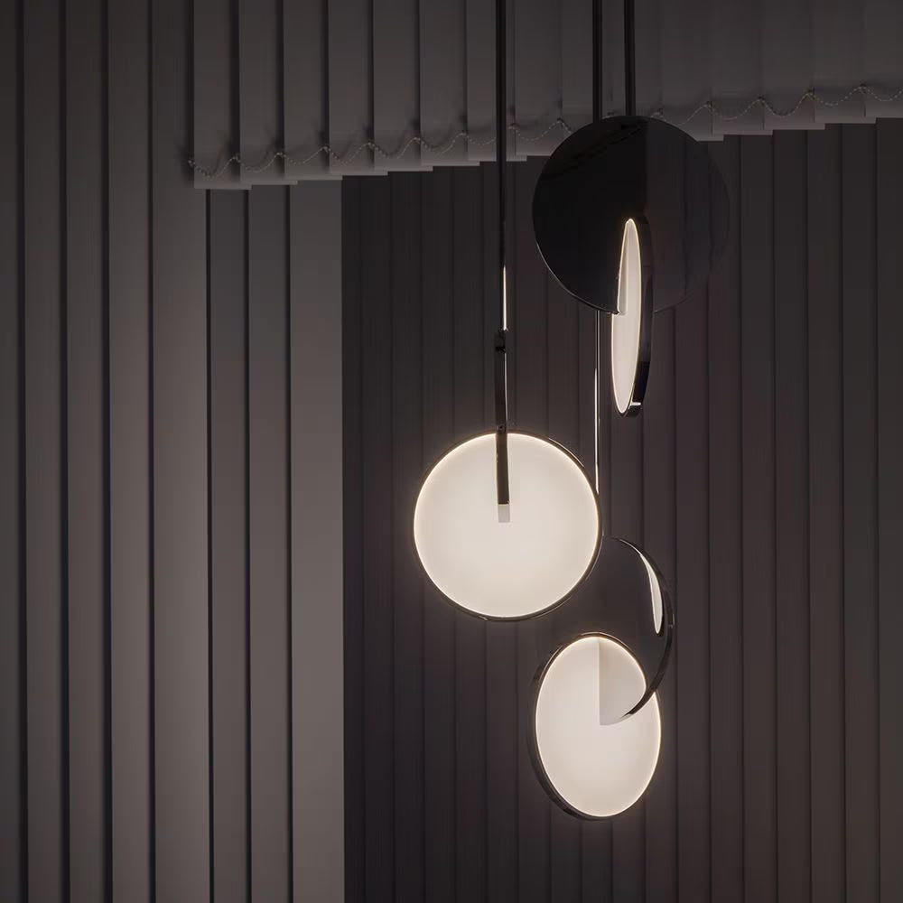 Lampa visiacá 3-bodová ECLIPSE v chrómovom prevedení