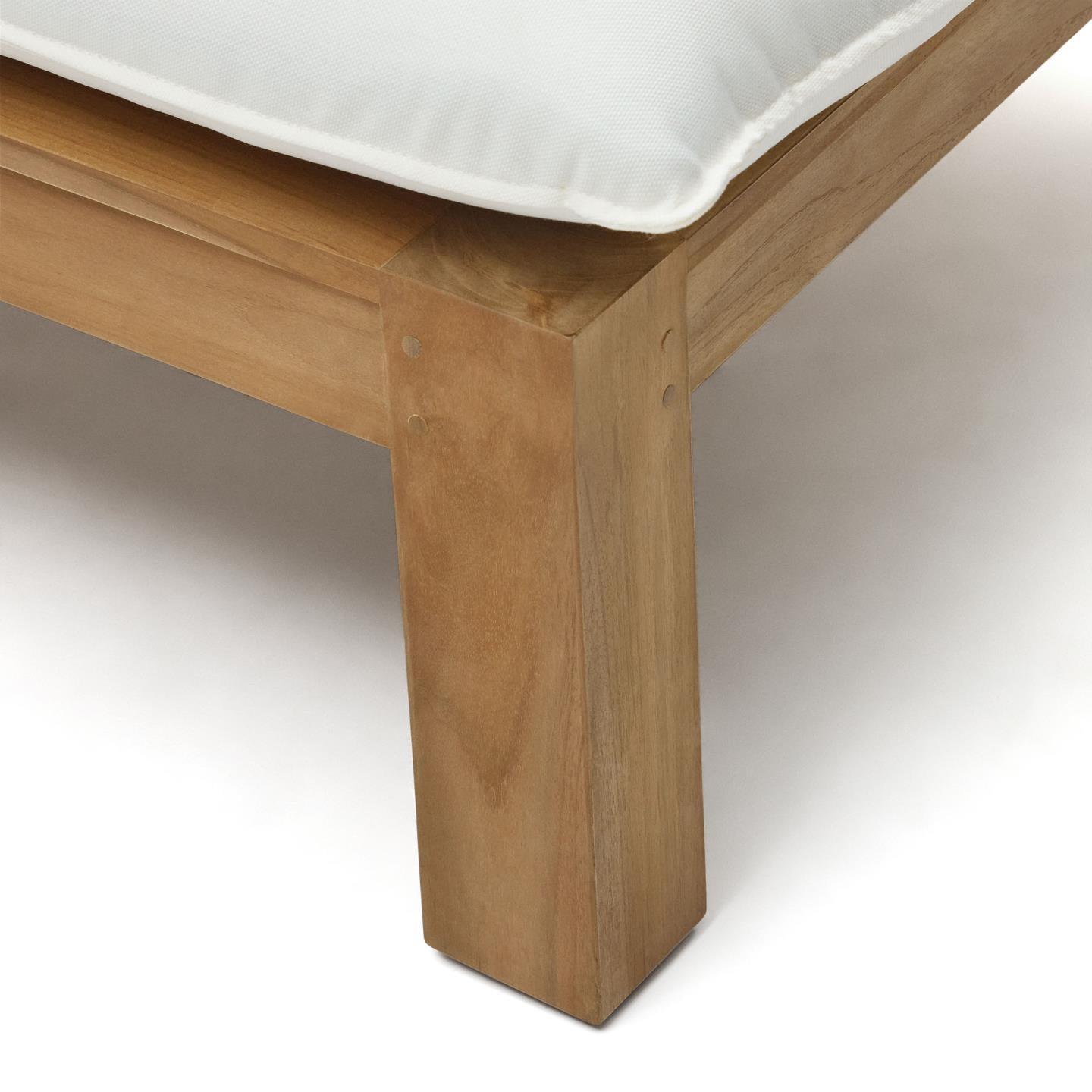 Leżak FORCANERA lite drewno tekowe La Forma Eye on Design