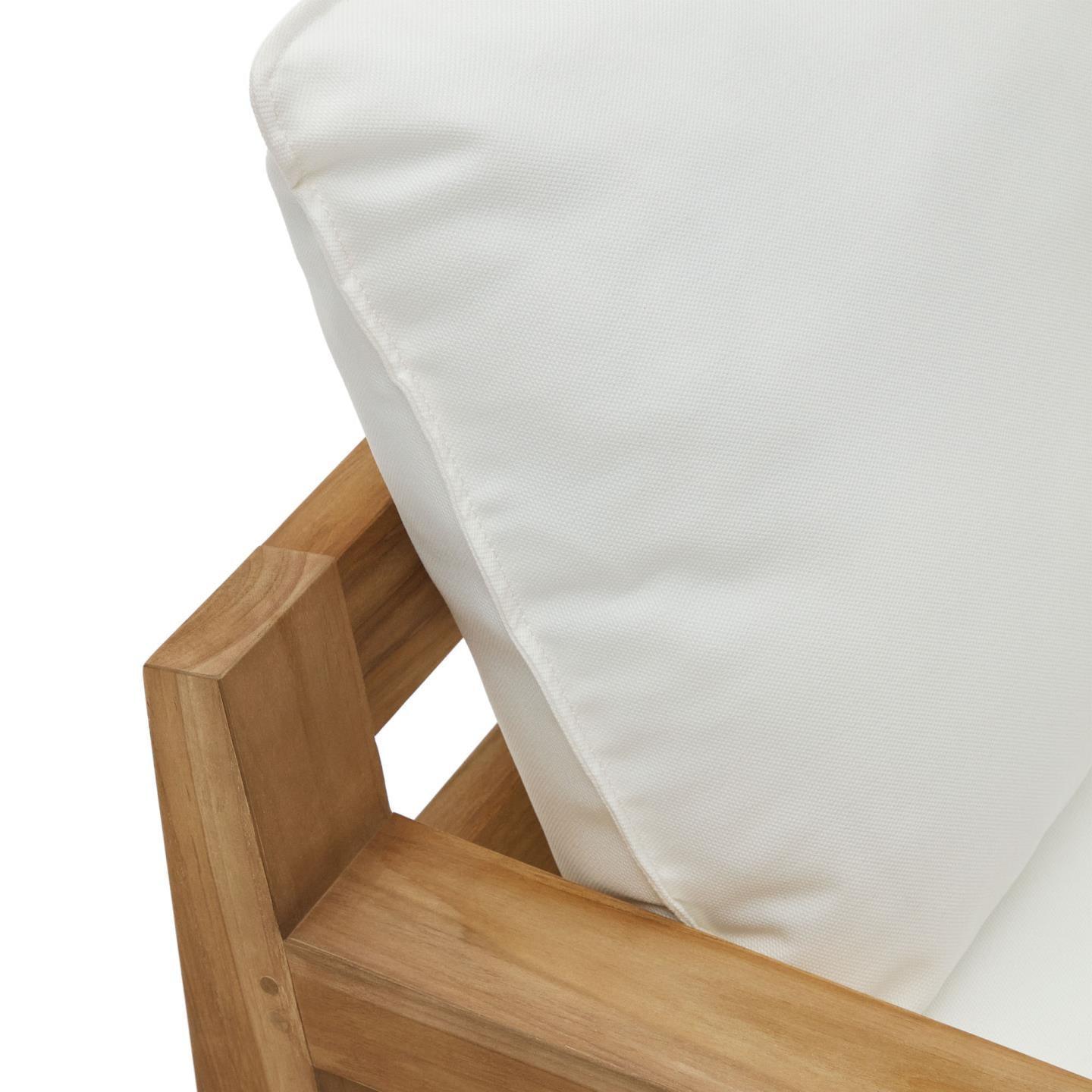 Leżak FORCANERA lite drewno tekowe La Forma Eye on Design