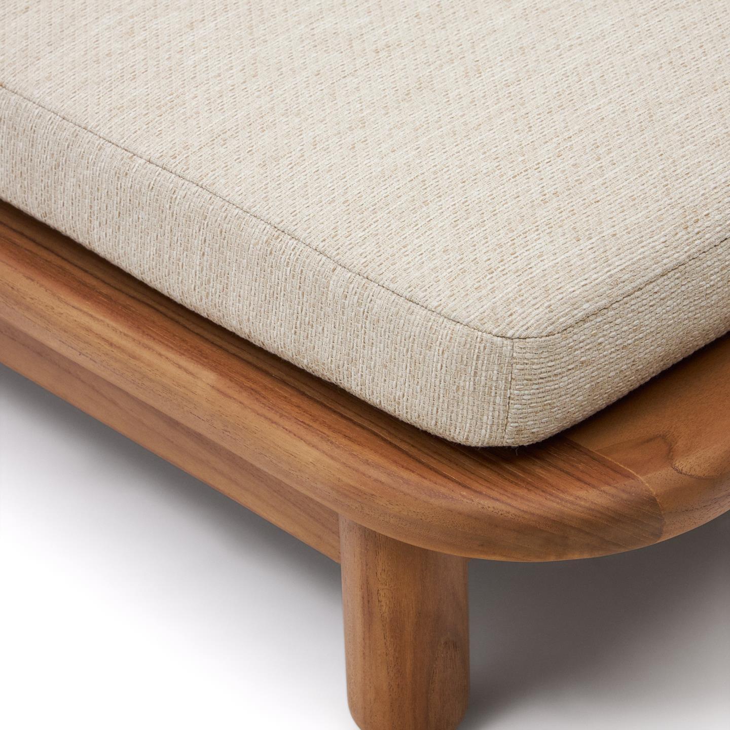 Leżak ogrodowy TURQUETA drewno tekowe La Forma Eye on Design