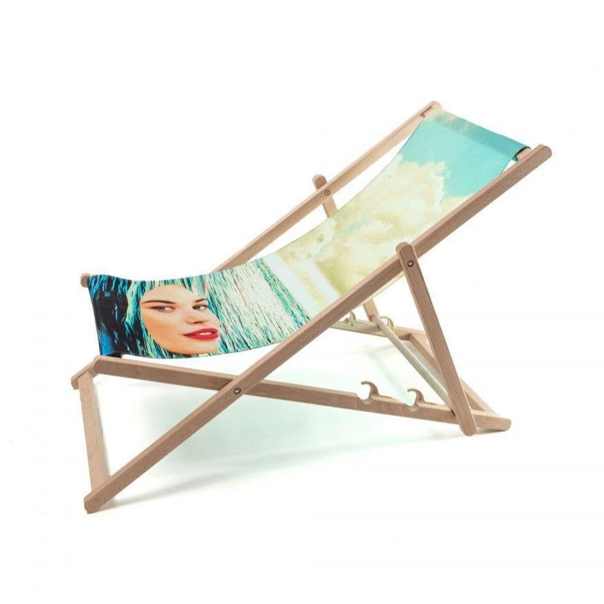 Leżak SEA GIRL niebieski Seletti Eye on Design