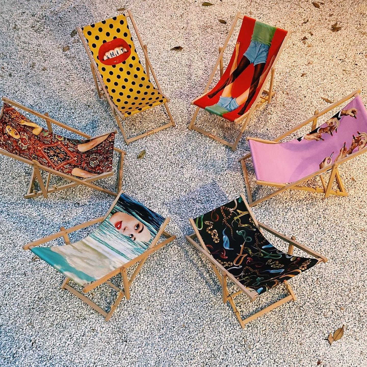 Leżak SNEAKS czarny Seletti Eye on Design