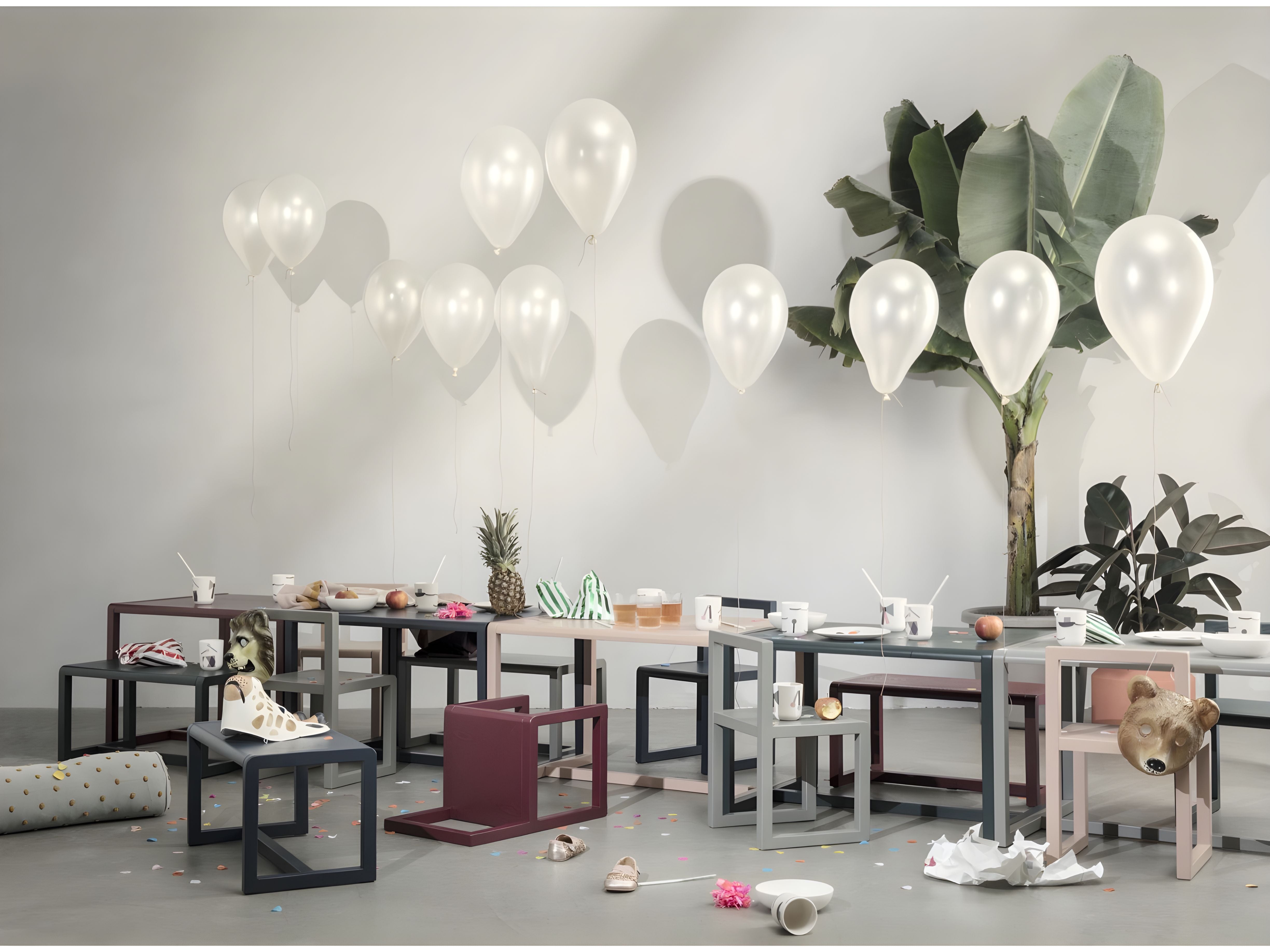 Detská stolička MALÝ ARCHITEKT červená