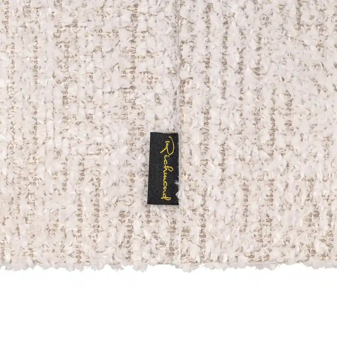 Kruhový tienidlo MARLY krémové