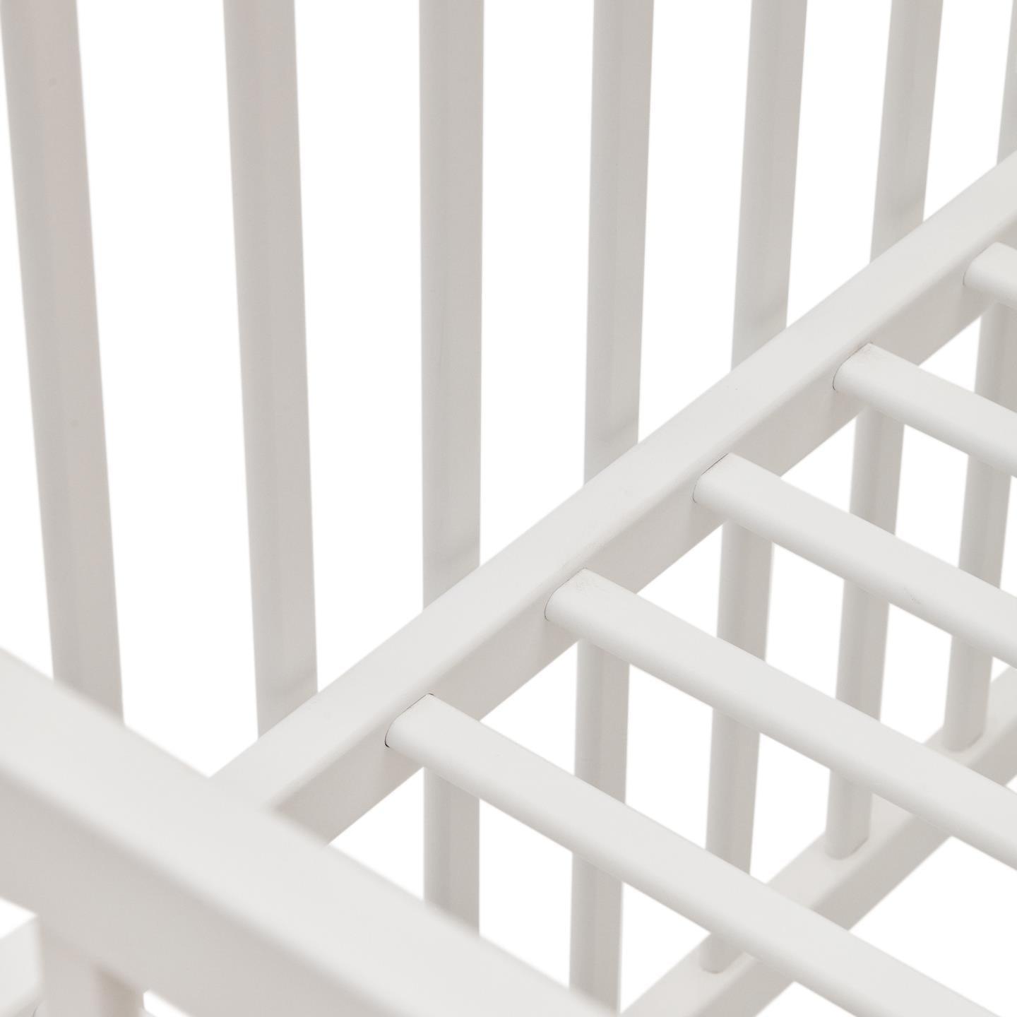 Łóżeczko dziecięce SHANTAL białe drewno bukowe La Forma Eye on Design