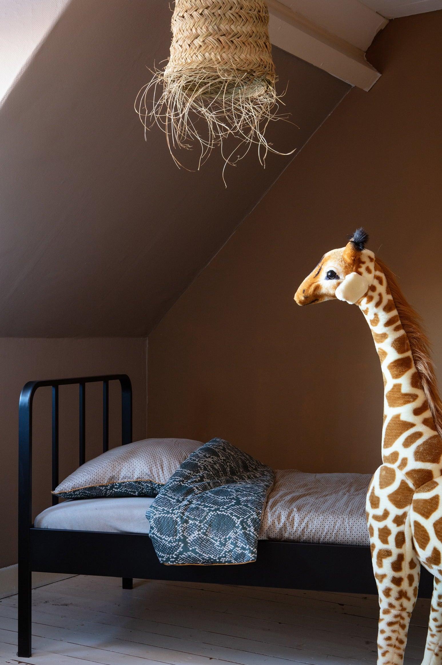 Łóżko metalowe MEES czarny Woood Eye on Design