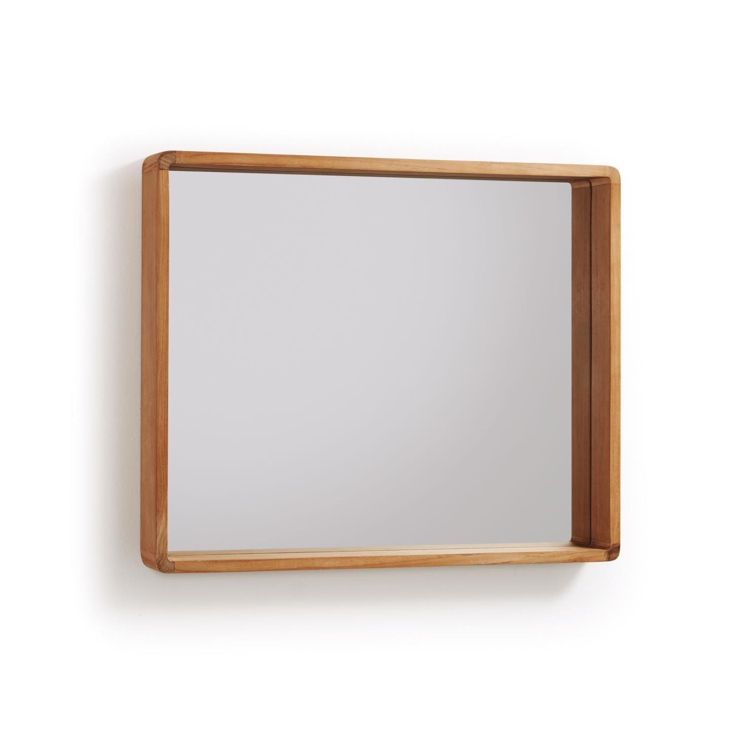 Lustro KUVENI lite drewno tekowe La Forma Eye on Design