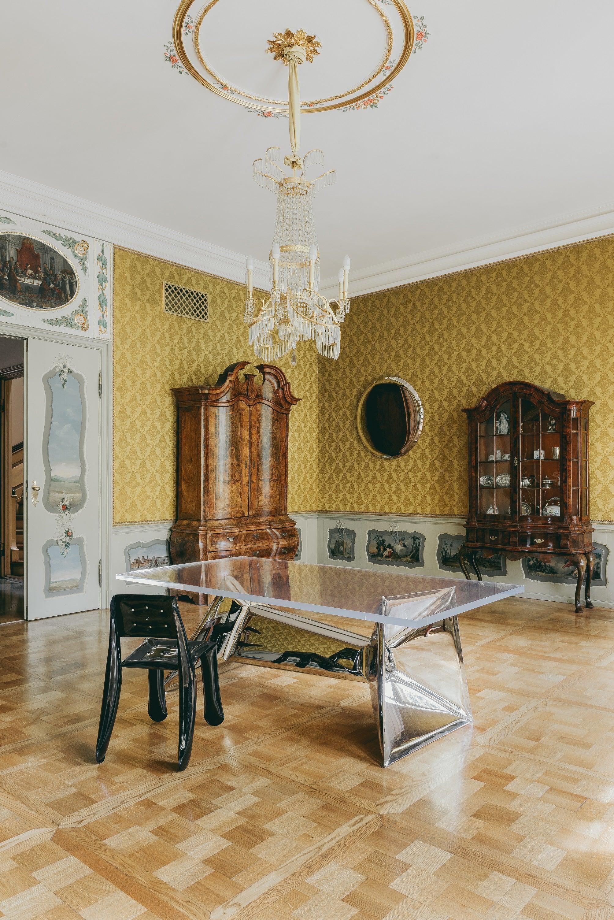 Lustro OKO aurum jasnozłoty Zieta Studio Eye on Design