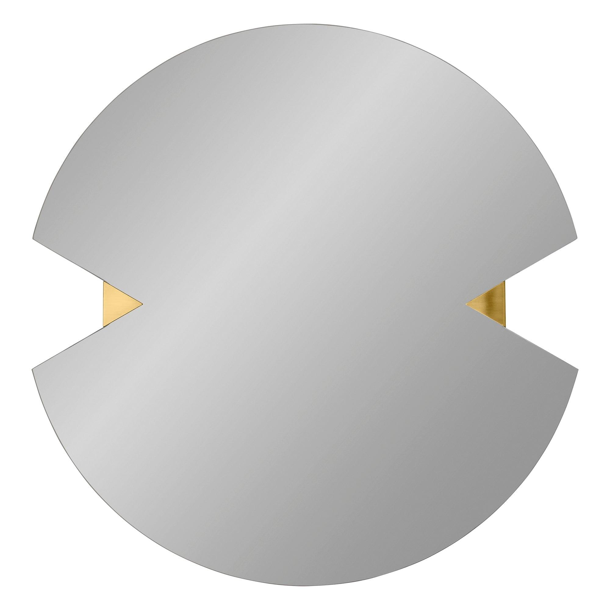 Lustro okrągłe VERTO czarny AYTM Eye on Design