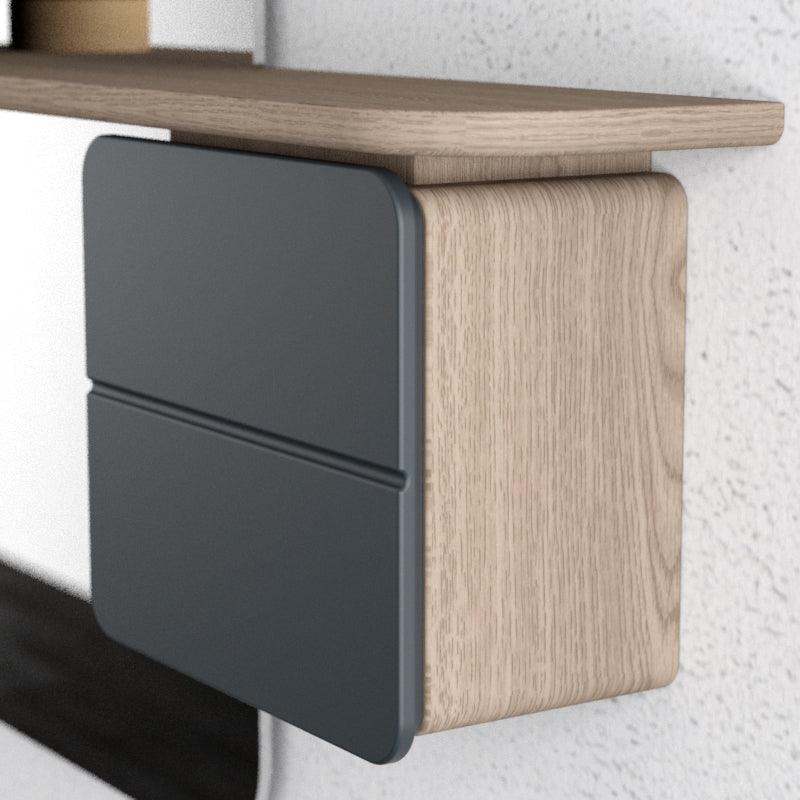 Lustro ONE MORE LOOK antracytowy z dębem UMAGE Eye on Design