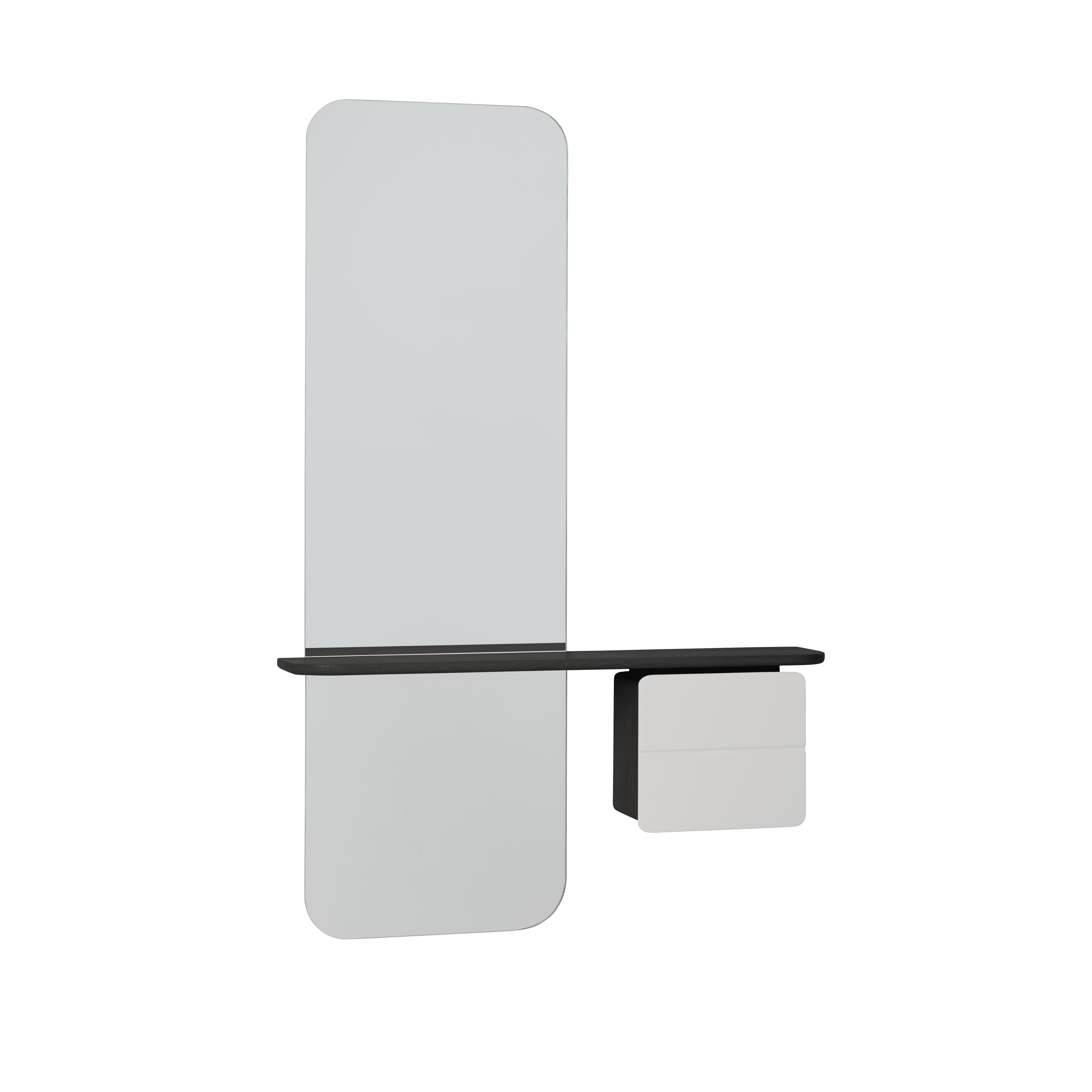 Lustro ONE MORE LOOK jasnoszary z czarnym dębem UMAGE Eye on Design