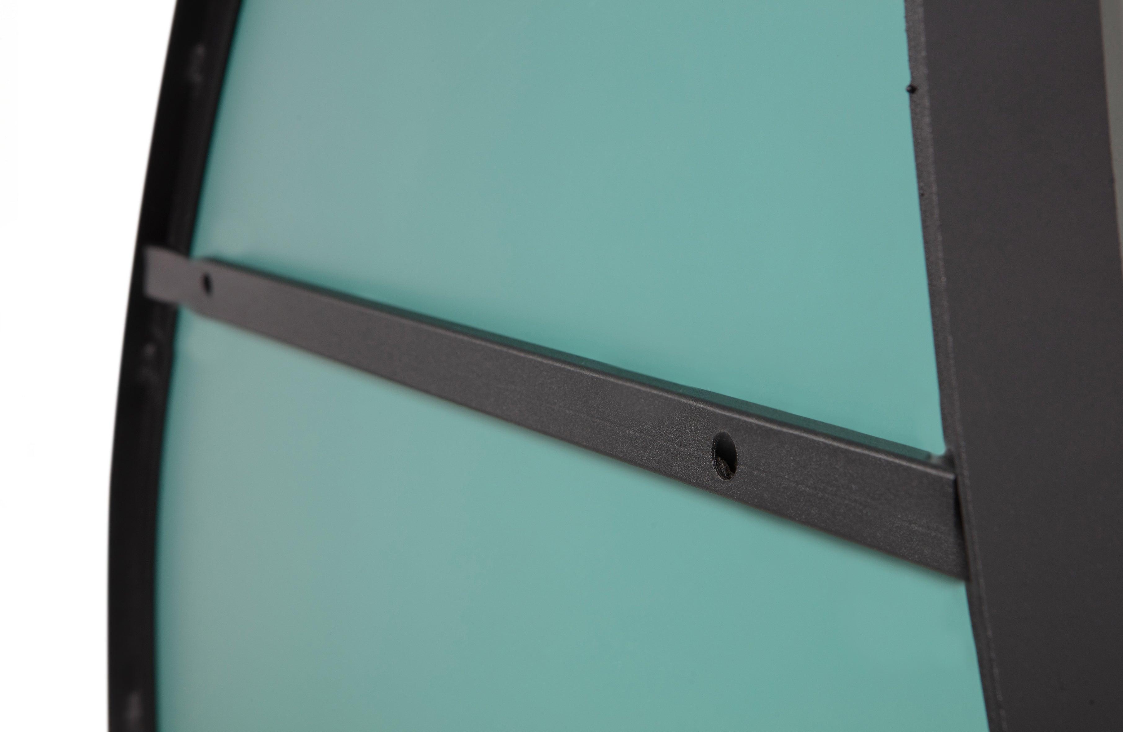 Lustro ROMEE z czarną ramą Woood Eye on Design