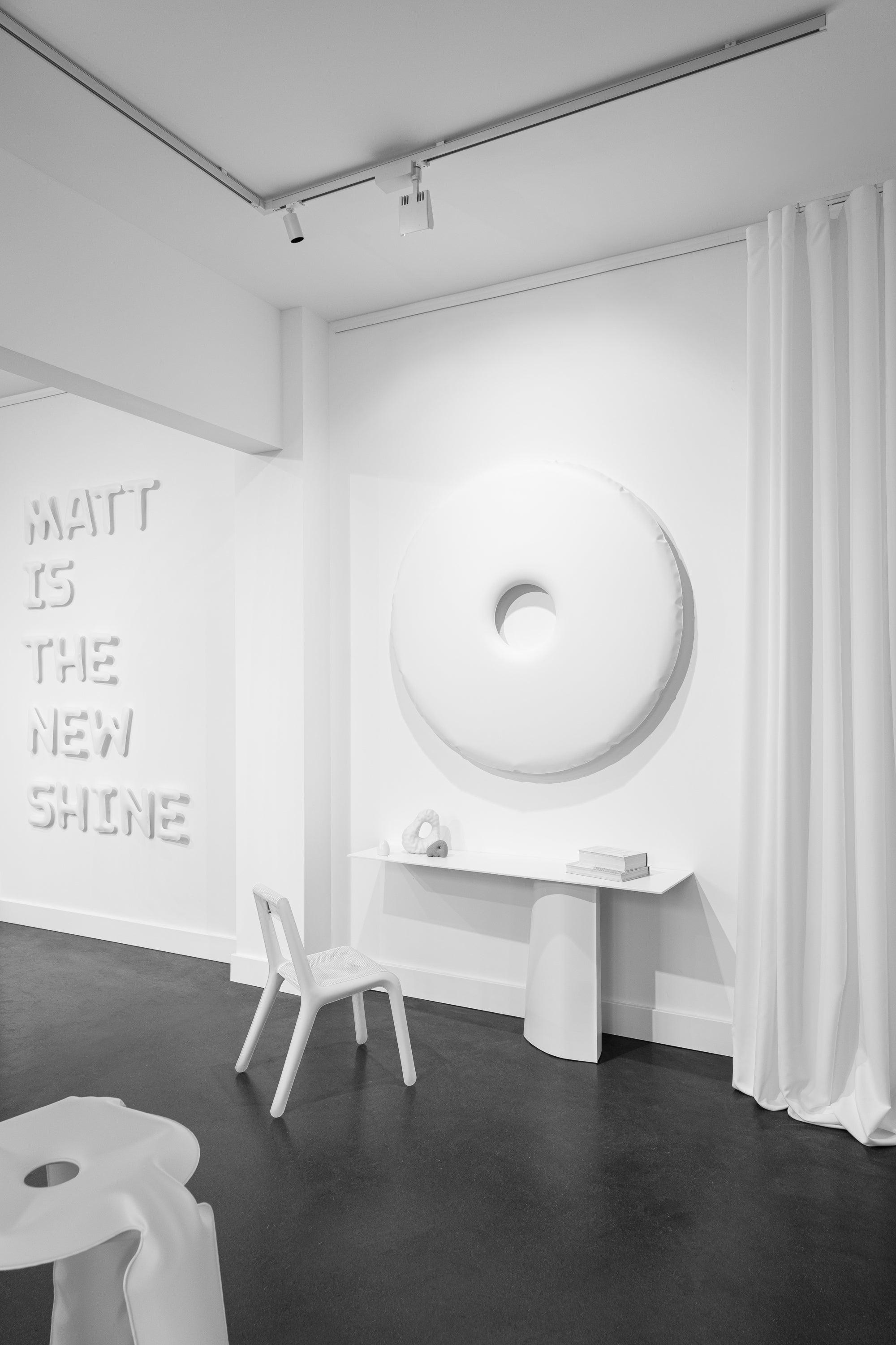 Lustro RONDO cotton candy biały mat Zieta Studio Eye on Design