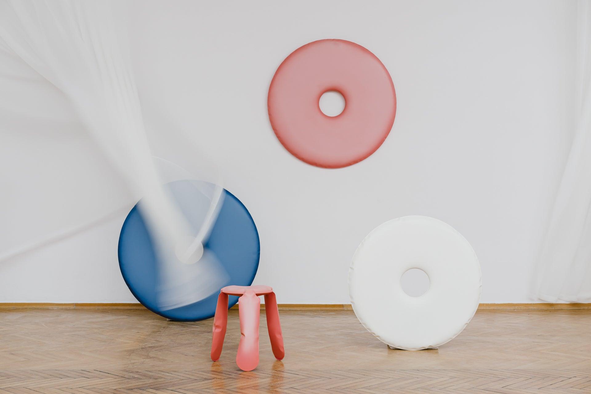 Lustro RONDO cotton candy różowy mat Zieta Studio Eye on Design
