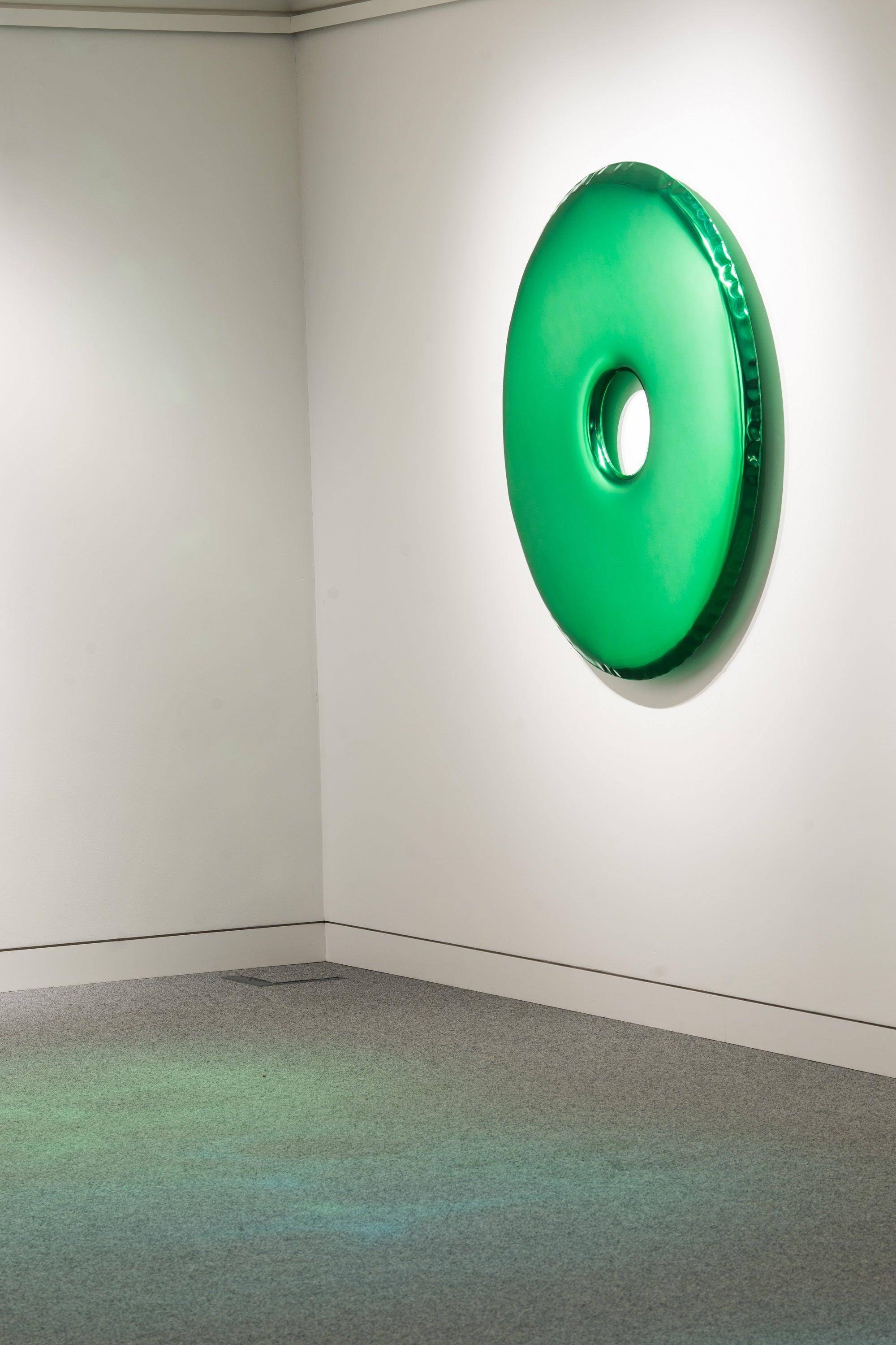 Lustro RONDO gradient szmaragd Zieta Studio Eye on Design