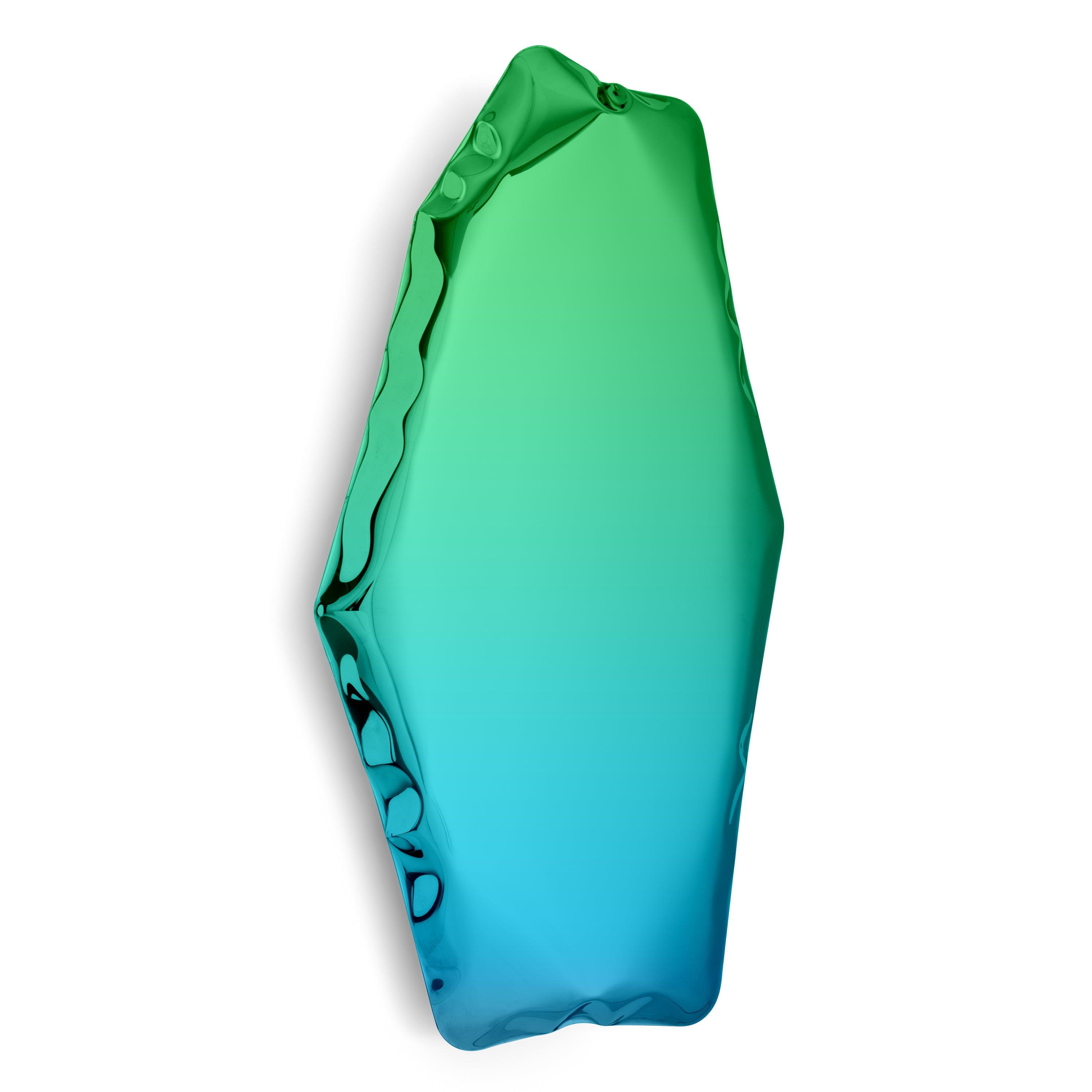 Lustro TAFLA C gradient szmaragd/szafir Zieta Studio C4.5 Eye on Design