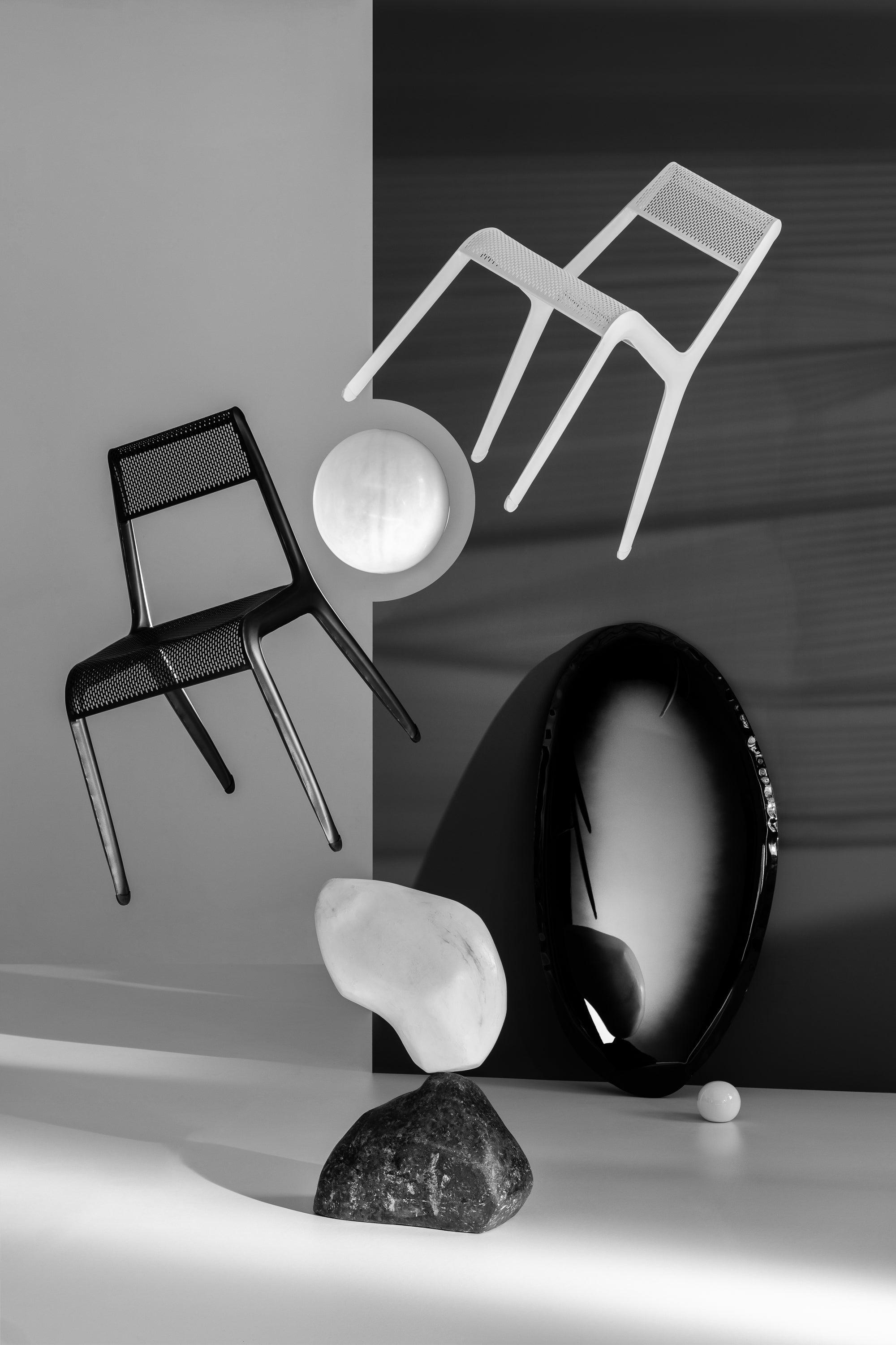 Lustro TAFLA O transitions ciemna materia Zieta Studio Eye on Design