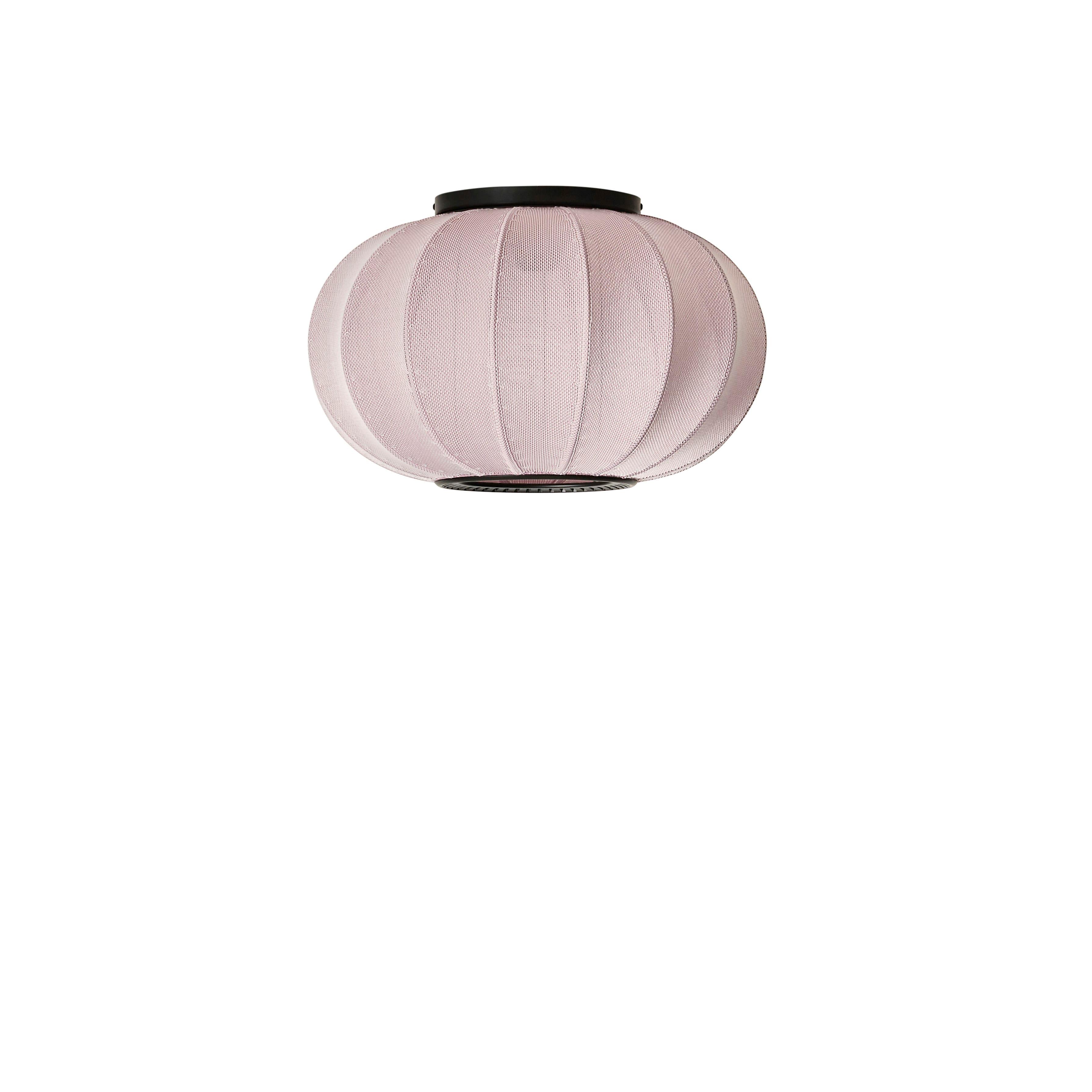 KNIT-WIT OVAL Ceiling Light Light Pink