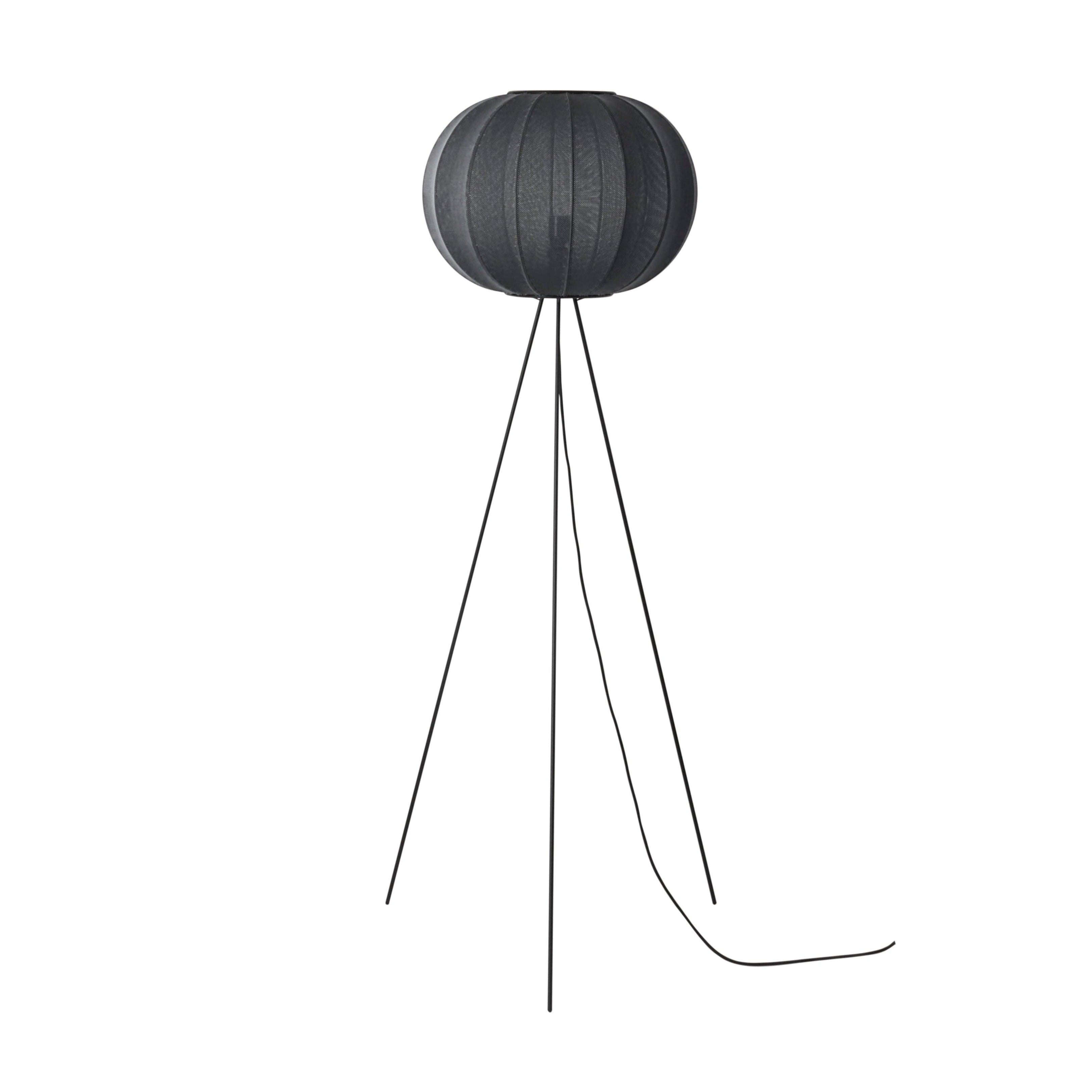 High tripod floor lamp KNIT-WIT black