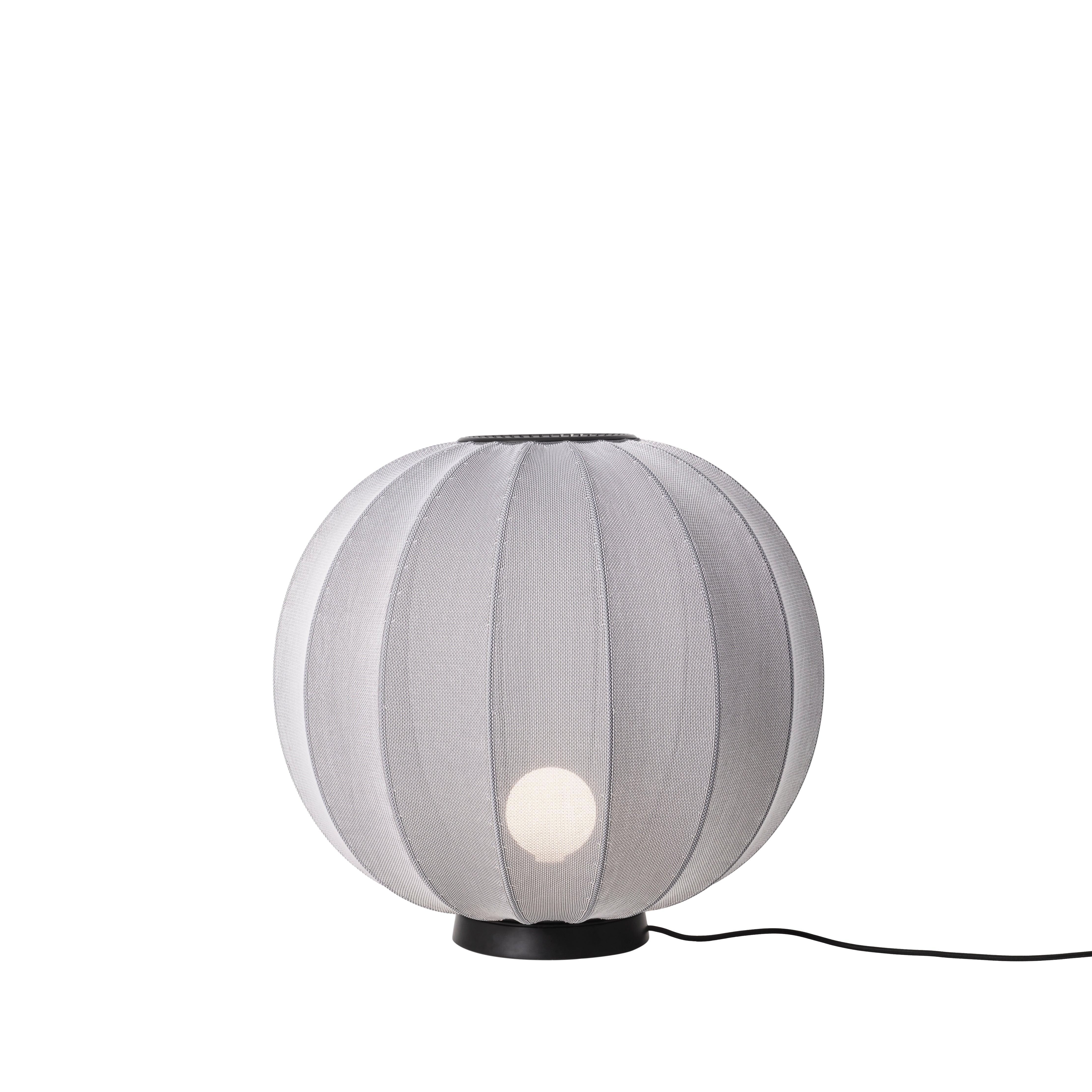 Low floor lamp Knit-Wit Level gray