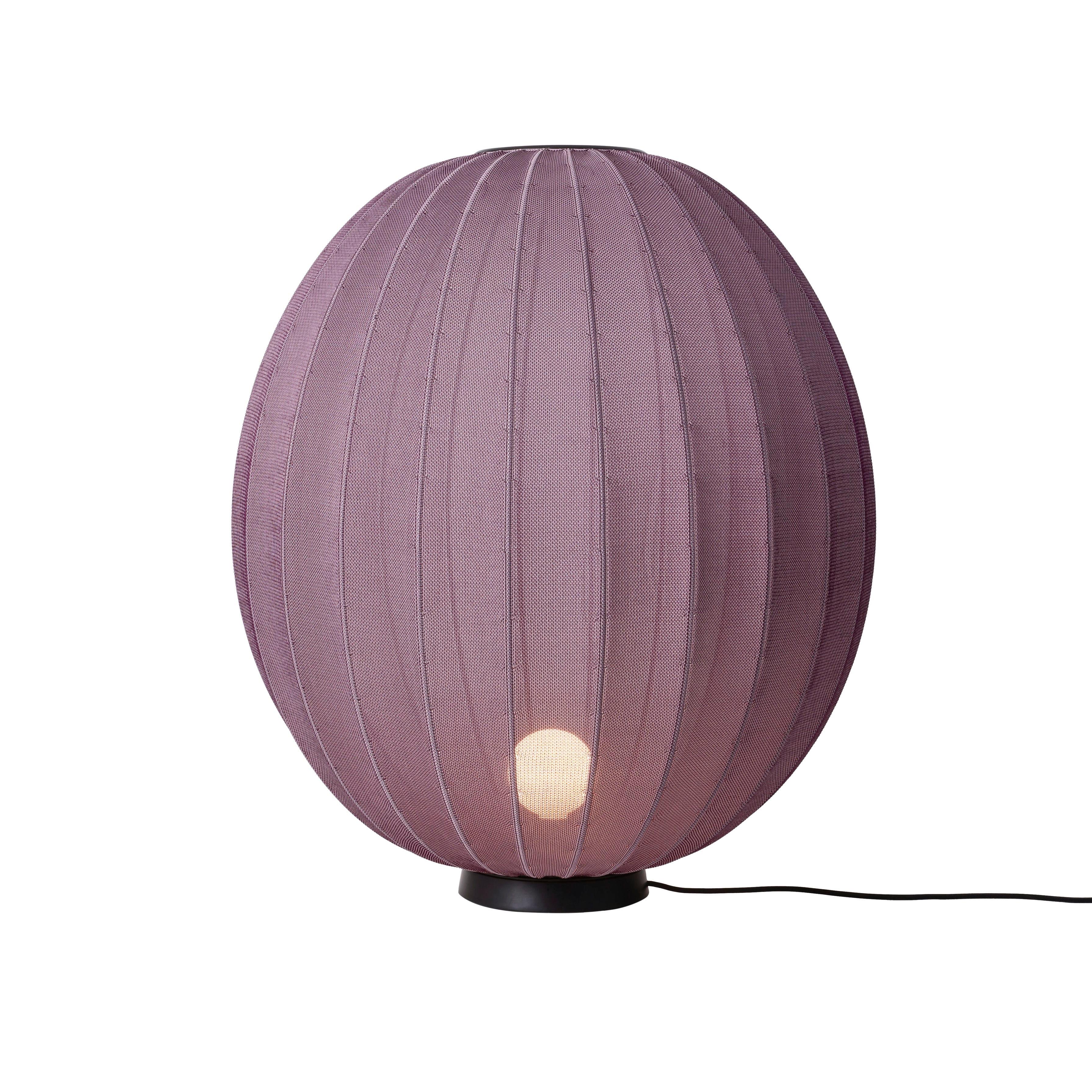 High Knit-Wit Floor Lamp Burgundy level