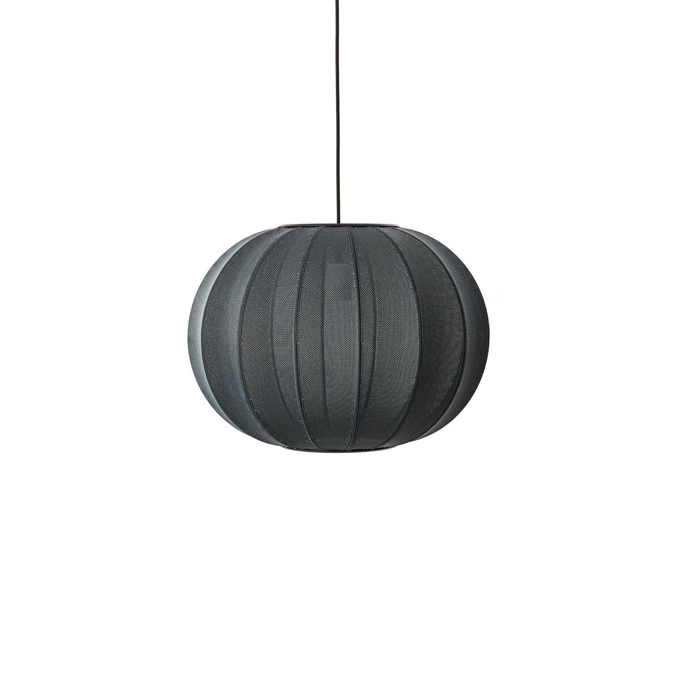 Závesná lampa KNIT-WIT ROUND čierna