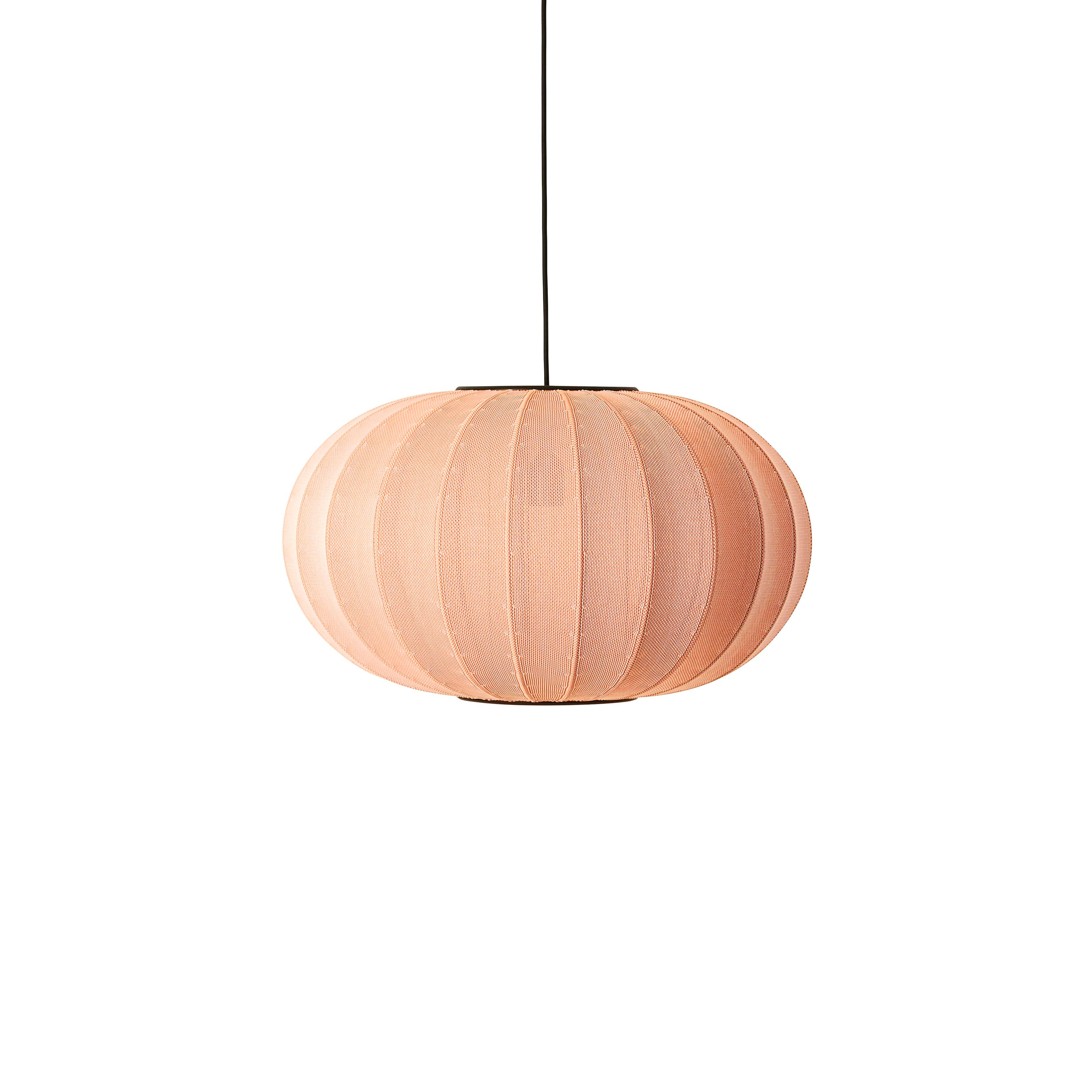 Knit-Wit Oval Coral hanging lamp
