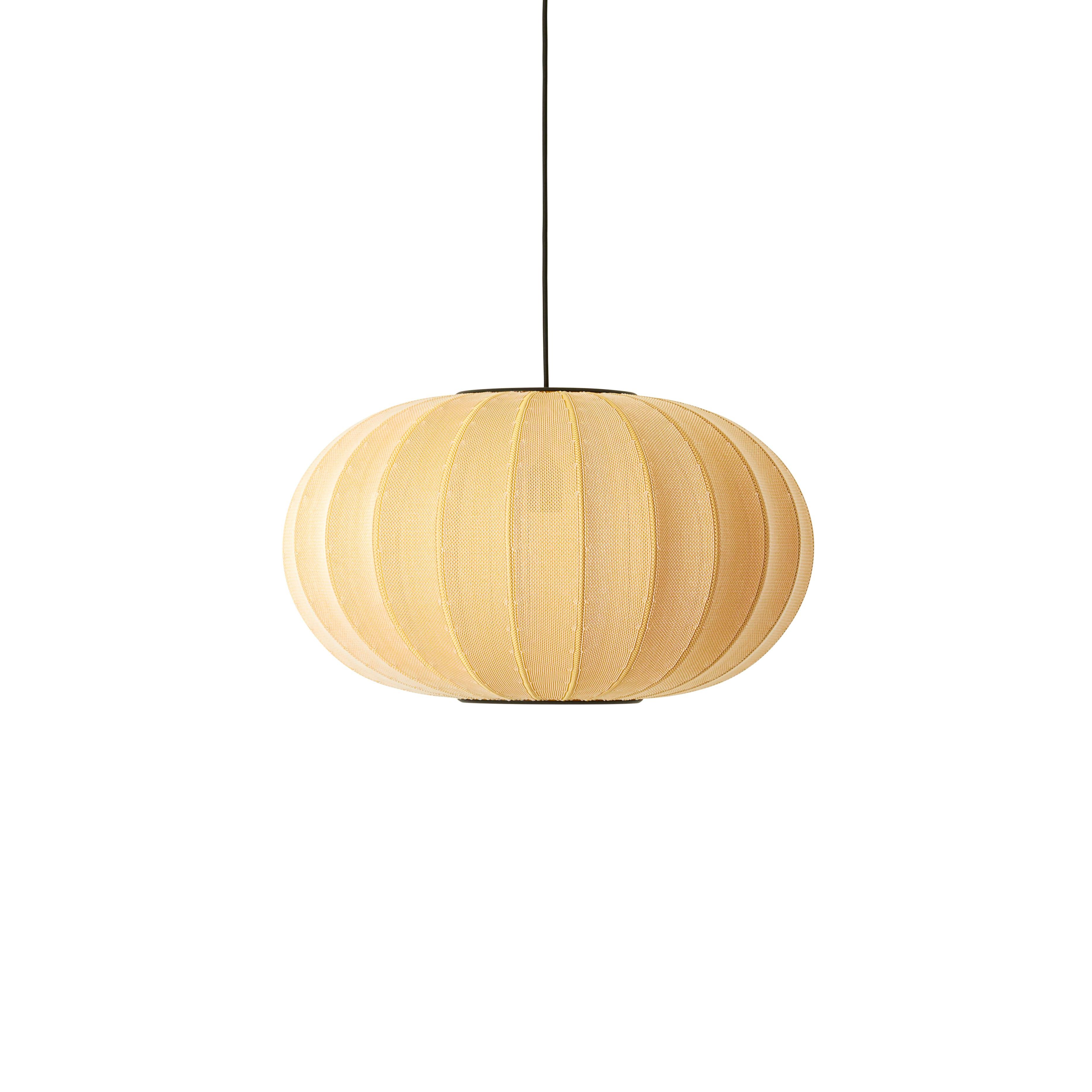 Závesná lampa KNIT-WIT OVAL žltá