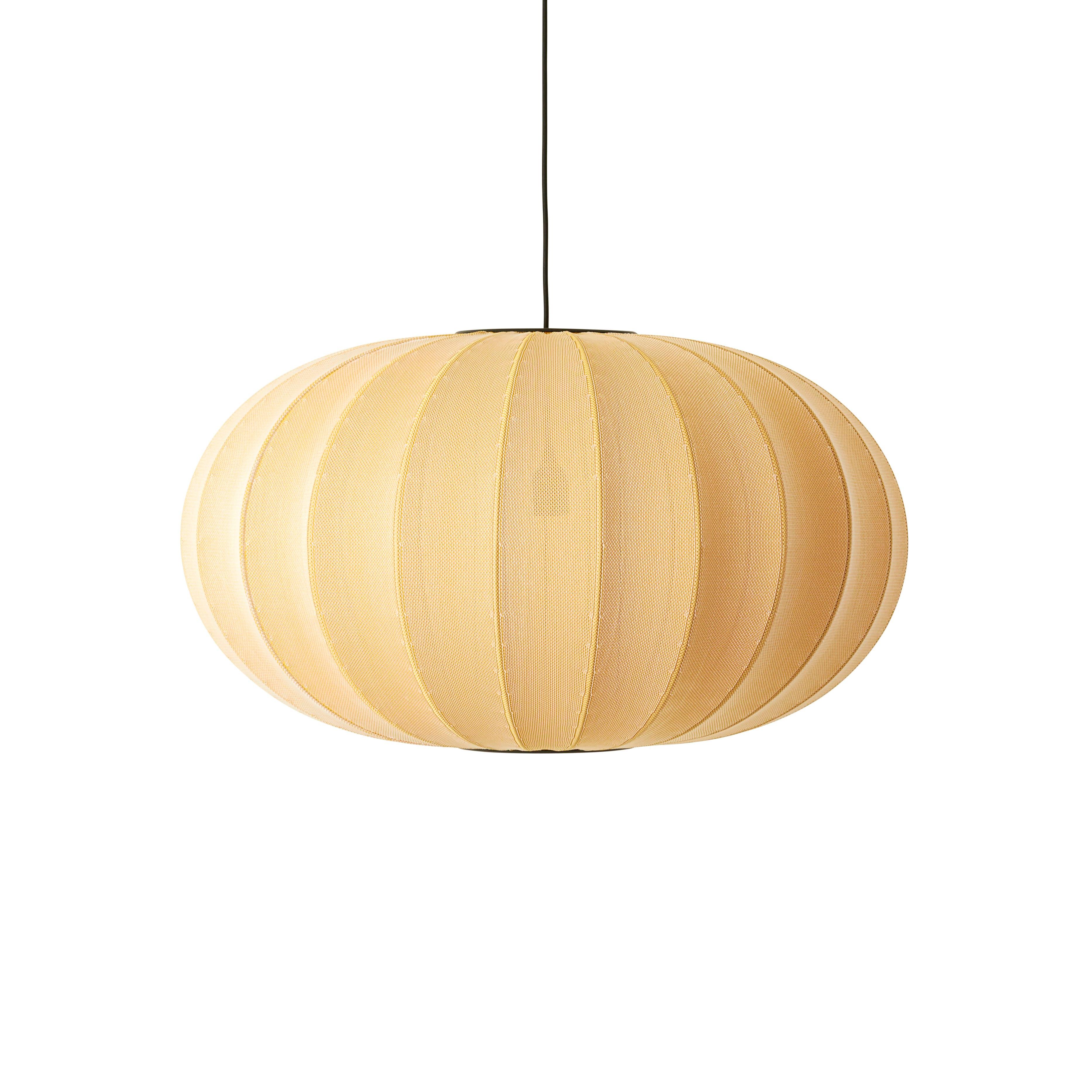 Závesná lampa KNIT-WIT OVAL žltá