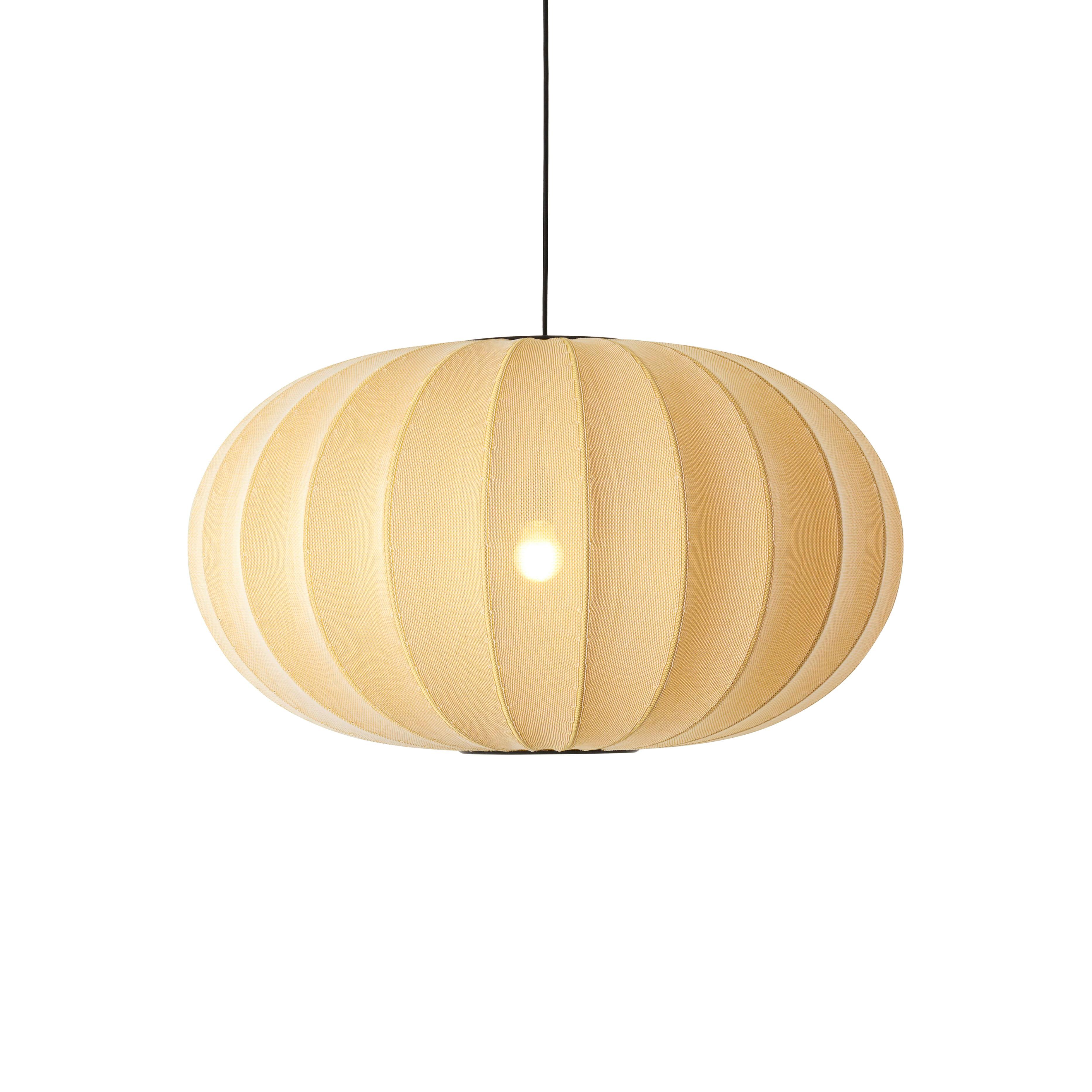 Závesná lampa KNIT-WIT OVAL žltá